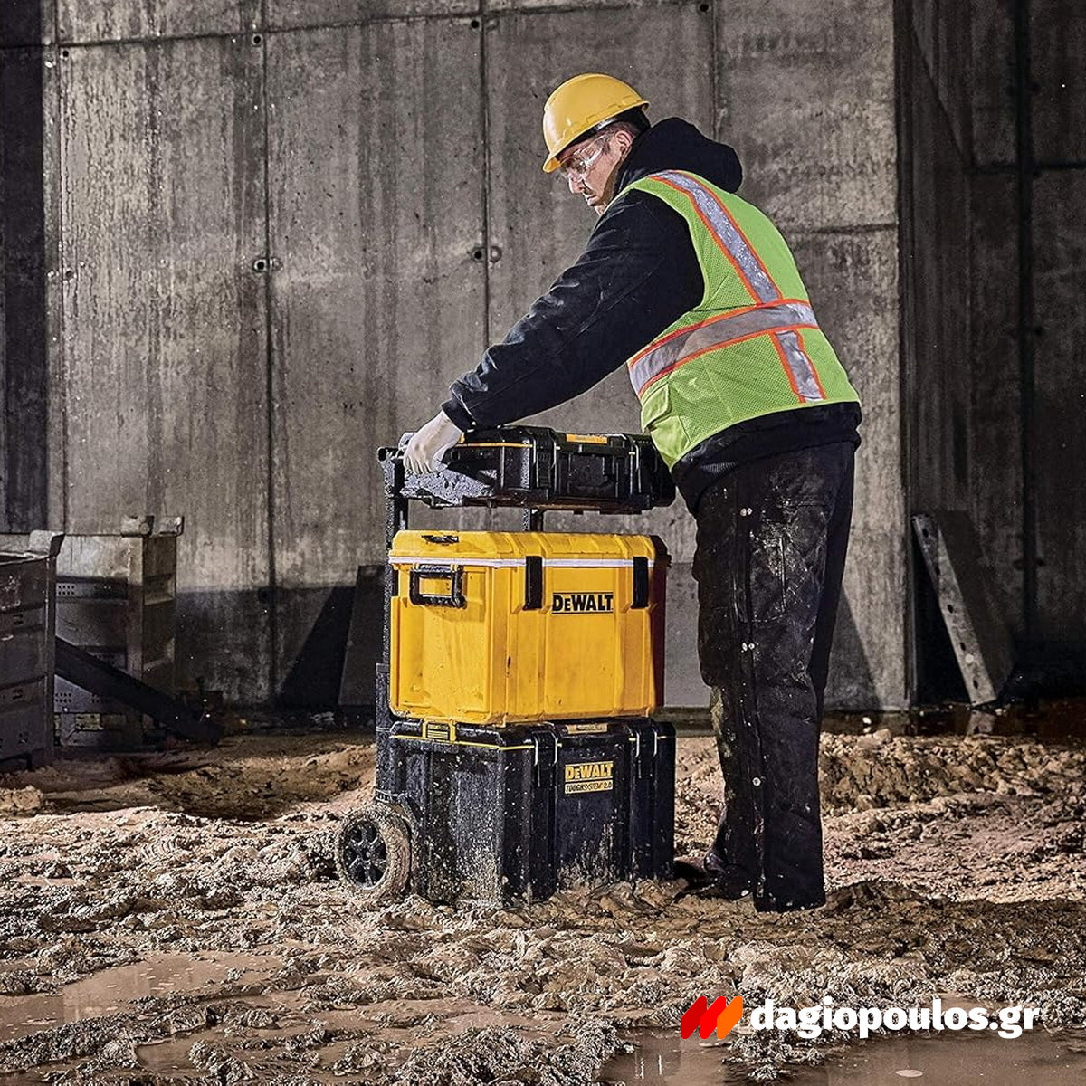 Dewalt DWST83295-1 Toughsystem 2.0 Τροχήλατο Μπαούλο Μεταφοράς & Αποθήκευσης Εργαλείων DS450