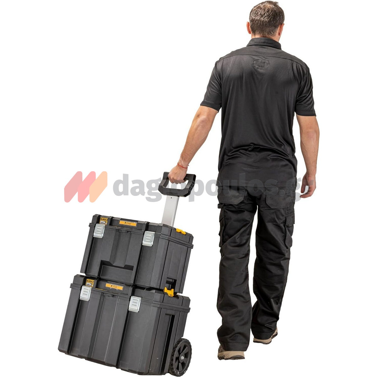 DeWalt DWST83347-1 Εργαλειοθήκη Μπαούλο Τροχήλατη Με Λαβή T-STAK 55Ltr