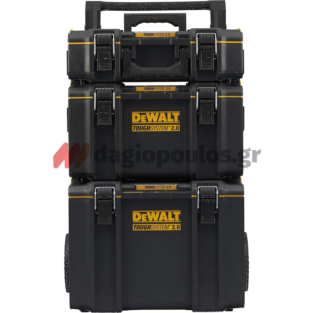 DeWalt DWST83402-1 Εργαλειοθήκη Τροχήλατη Σετ 3 Τεμ Tough System 2.0