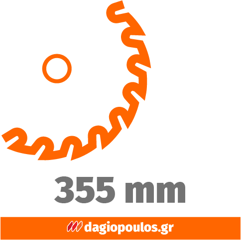 Yato YT-82181 Επαγγελματικό Ηλεκτρικό Δισκοπρίονο Φαλτσοκόφτης Μετάλλων 2450Watt 355mm