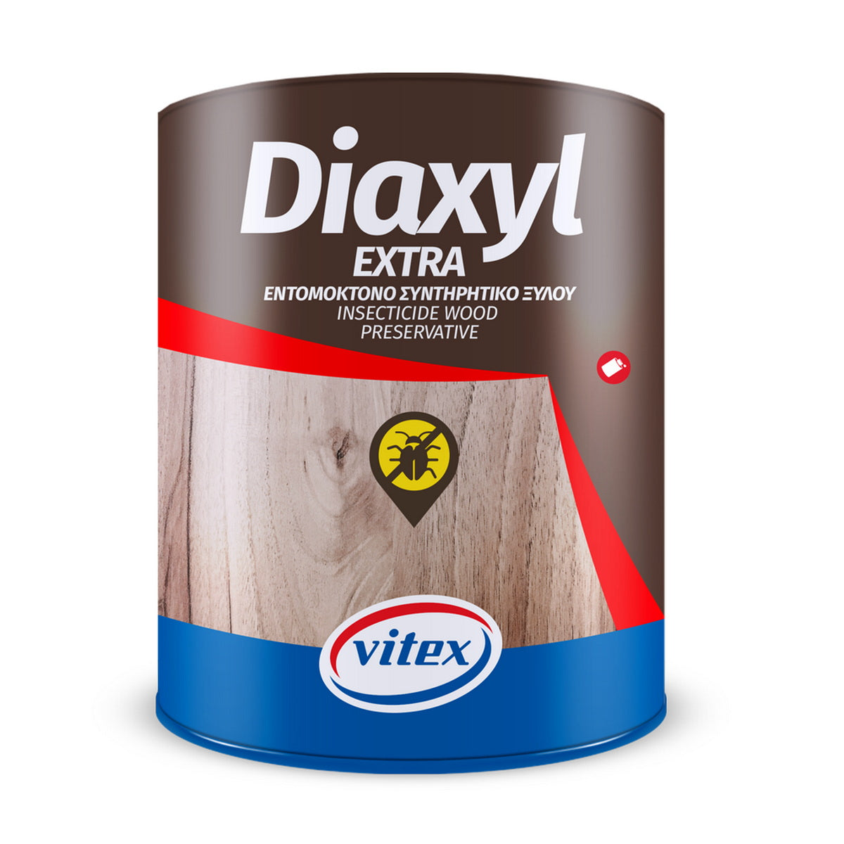 Vitex Diaxyl Extra Εντομοκτόνο Συντηρητικό Ξύλου Διαλύτου Ματ Διάφανο