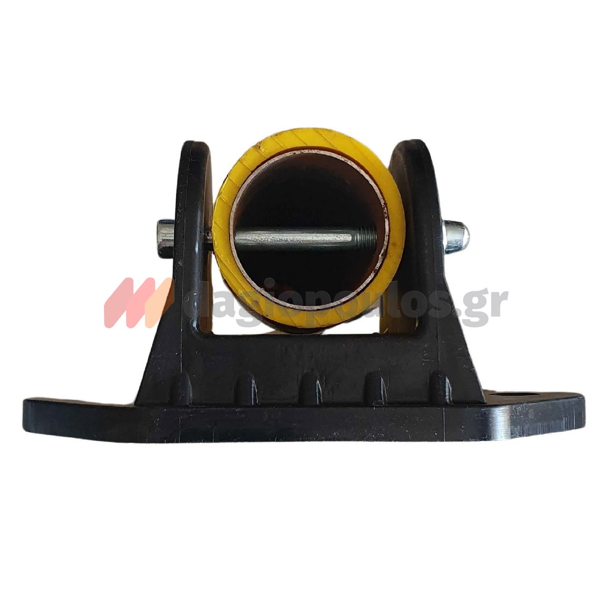 Κολωνάκι Μεταλλικό Στρογγυλό "Σπαστό" Απαγόρευσης Στάθμευσης & Οριοθέτησης Κίτρινο Με Κλειδαριά 65cm