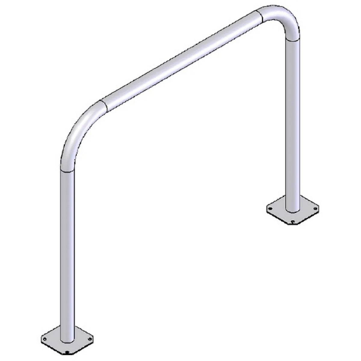 Μπάρα Στάθμευσης Φύλαξης Ποδηλάτων Γαλβανιζέ Μεγάλη