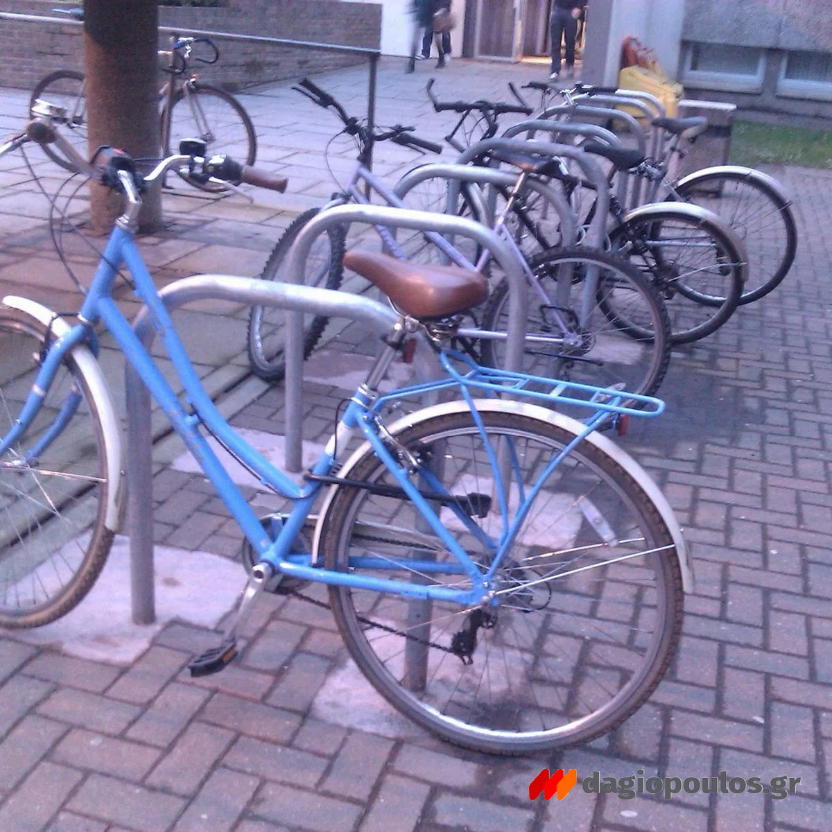 Μπάρα Στάθμευσης Φύλαξης Ποδηλάτων Γαλβανιζέ Μεγάλη