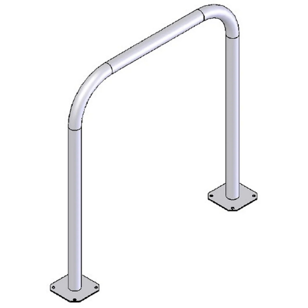 Μπάρα Στάθμευσης Φύλαξης Ποδηλάτων Γαλβανιζέ Μικρή