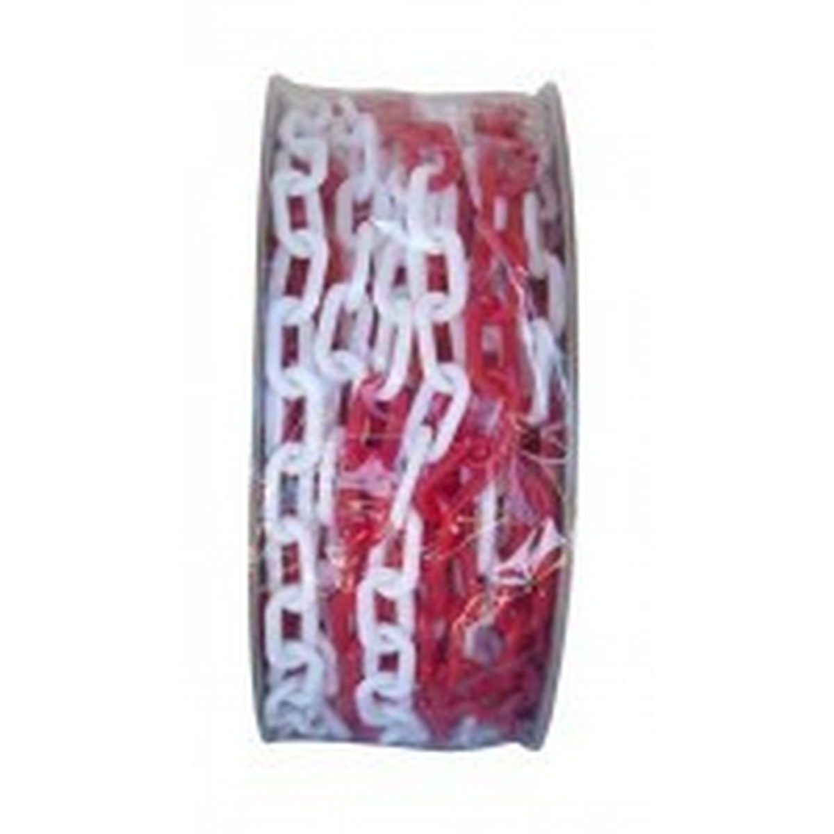 Αλυσίδα Σήμανσης Απαγόρευσης Διέλευσης 6mm ΛΕΥΚΗ / ΚΟΚΚΙΝΗ Ρολό 25mtr