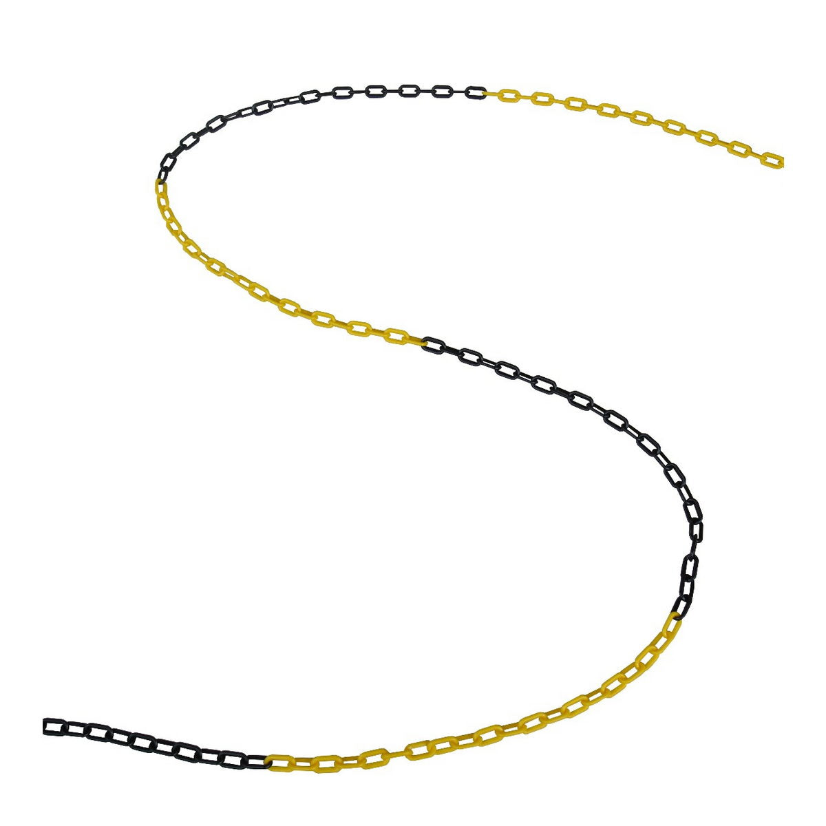 Αλυσίδα Σήμανσης Απαγόρευσης Διέλευσης 6mm ΚΙΤΡΙΝΗ / ΜΑΥΡΗ Ρολό 25mtr