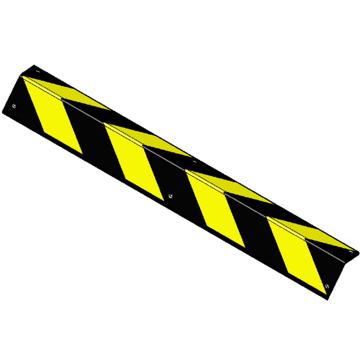 Γωνία Προστασίας Parking Από Ελαστικό Καουτσούκ 800mm x 100mm x 10mm ΚΙΤΡΙΝΗ/ΜΑΥΡΗ