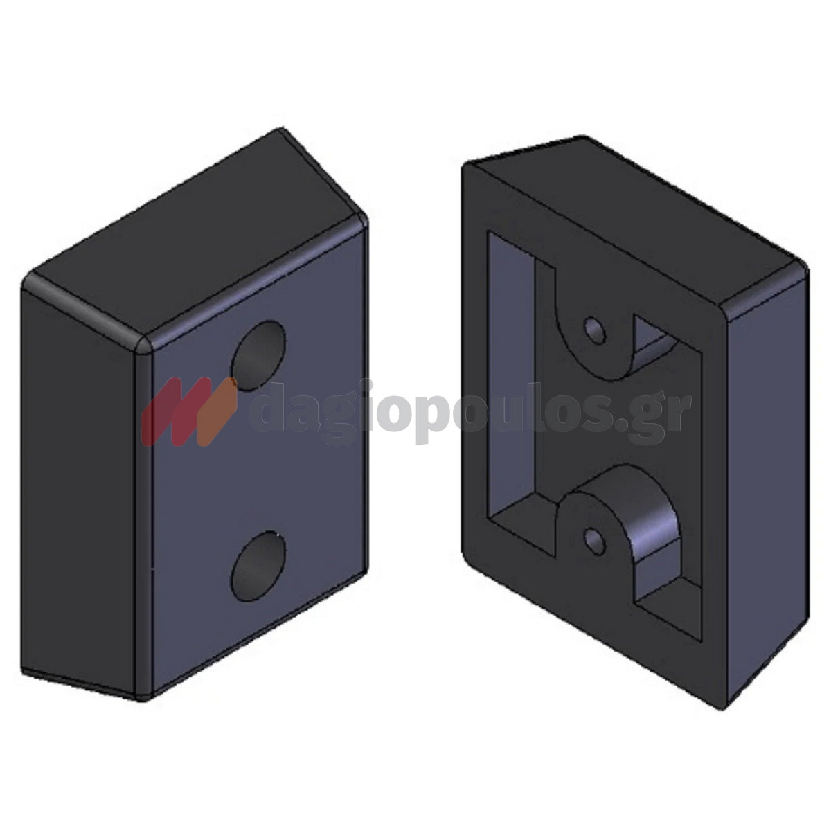 Προσκρουστήρας Οχημάτων Βαρέως Τύπου 330mm x 250mm x 102mm