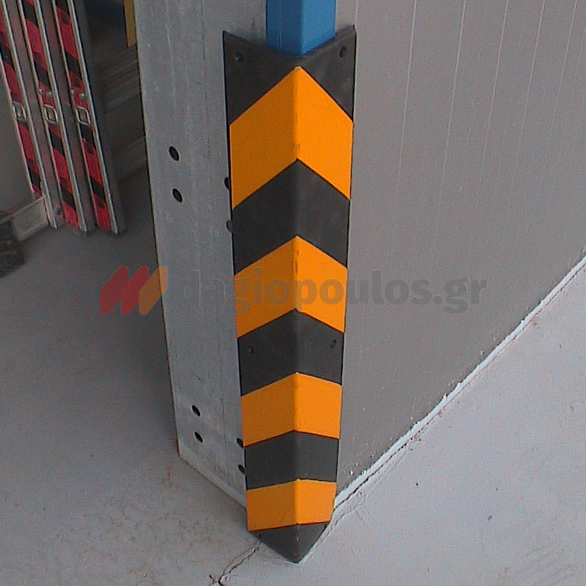 Γωνία Προστασίας Parking από Ελαστικό Καουτσούκ 800mm x100mm x 8mm ΚΙΤΡΙΝΗ/ΜΑΥΡΗ