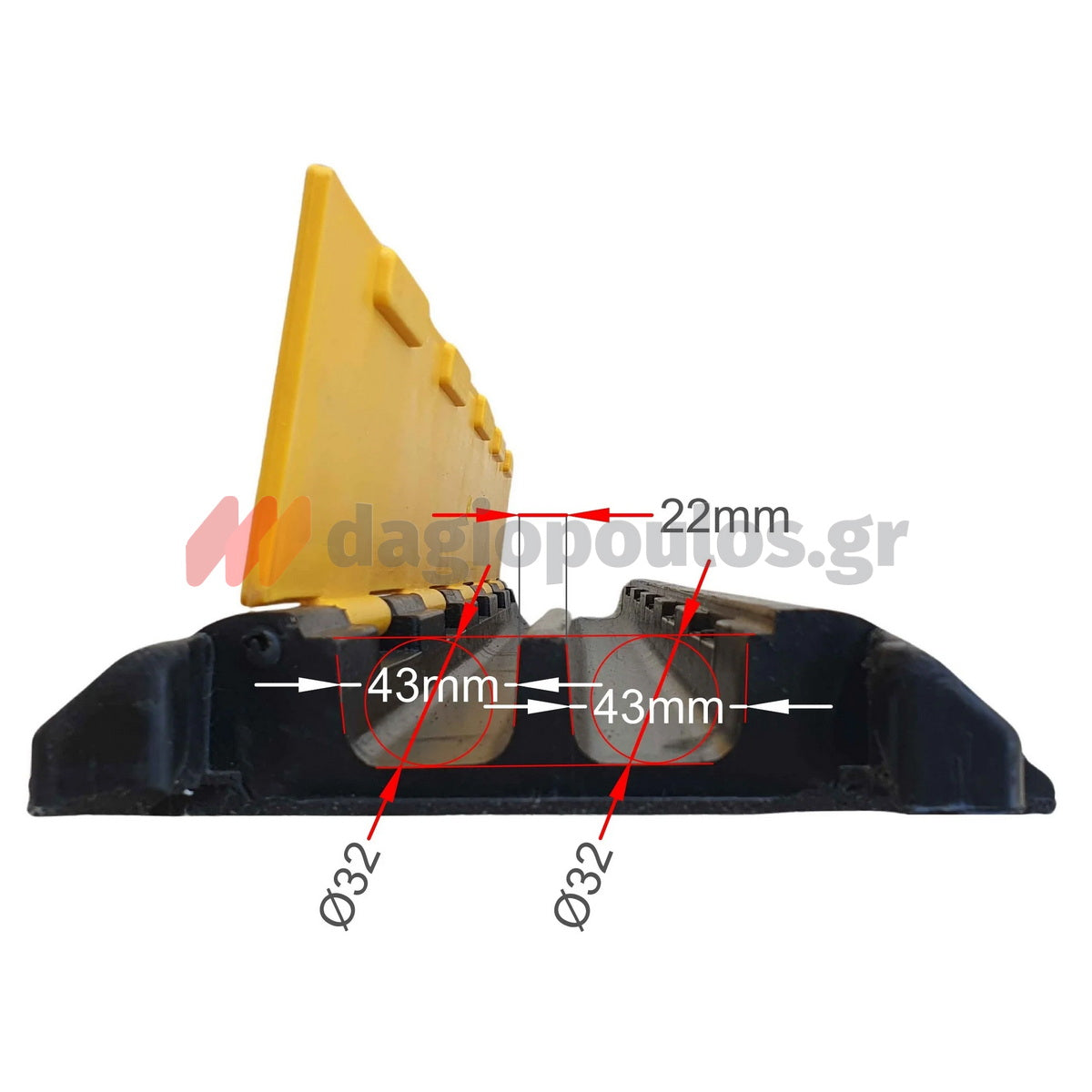 Κανάλι Επιδαπέδιο Διέλευσης Αγωγών & Σωλήνων 2 Αγωγών Οικονομικό