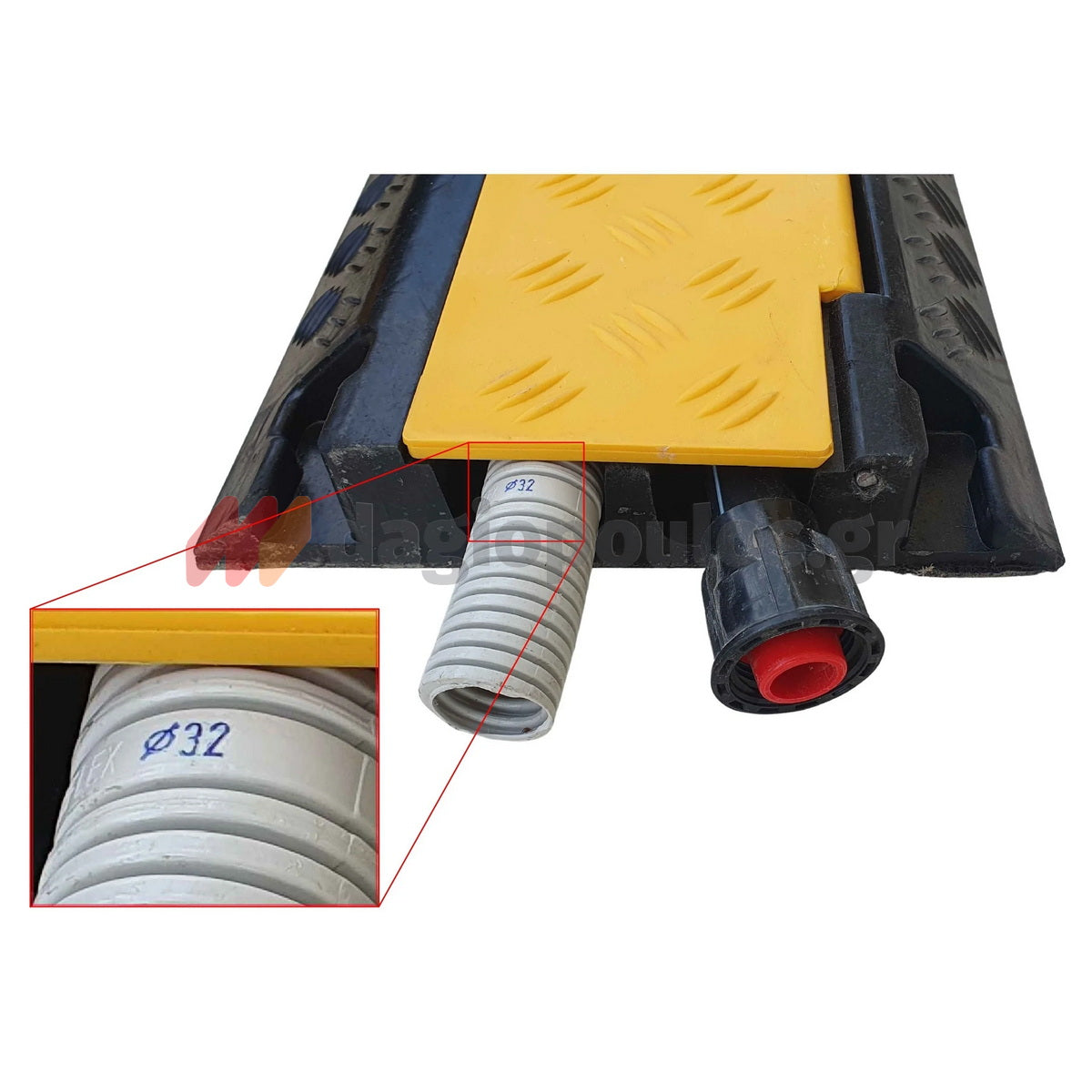 Κανάλι Επιδαπέδιο Διέλευσης Αγωγών & Σωλήνων 2 Αγωγών Οικονομικό