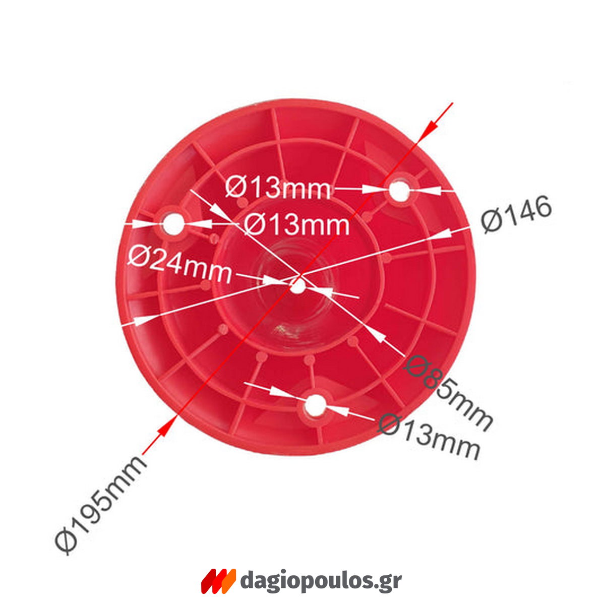 Κολωνάκι Σήμανσης 75cm