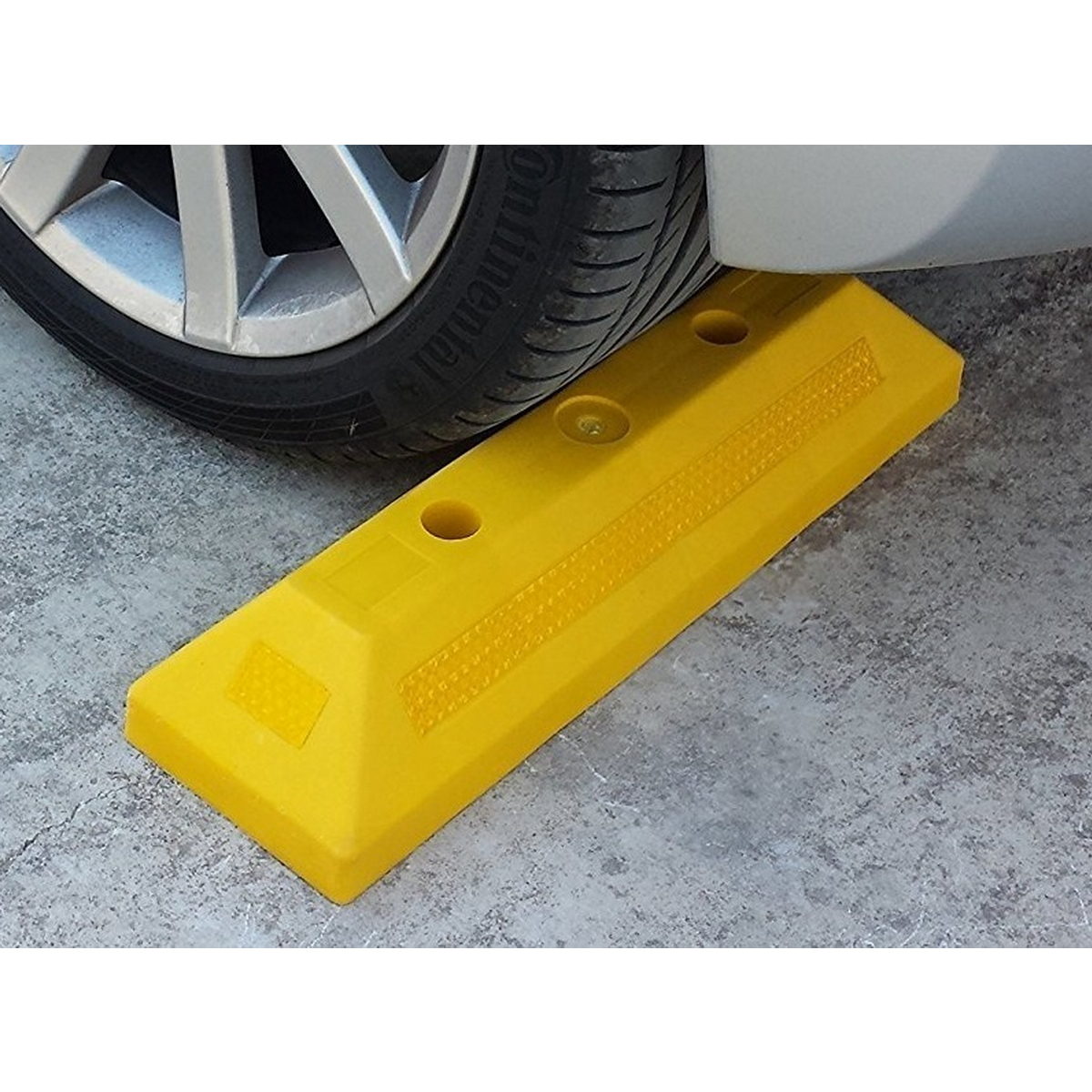 Στοπ Τροχού Μονό Πλαστικό ΚΙΤΡΙΝΟ 56cm