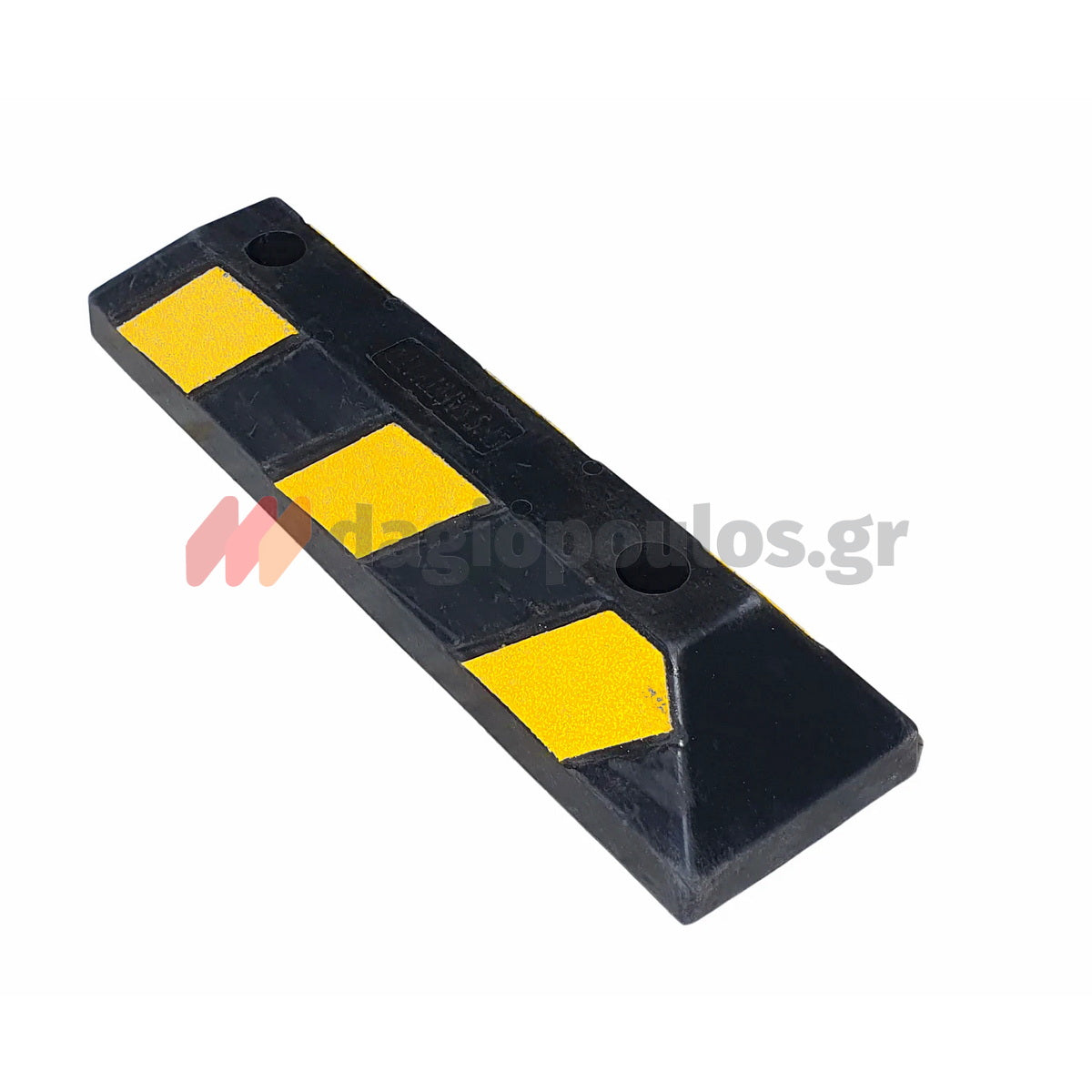 Στοπ Τροχού Μονό Ενισχυμένο Μασίφ Με Αντανακλαστικό 550mm x 150mm x 100mm