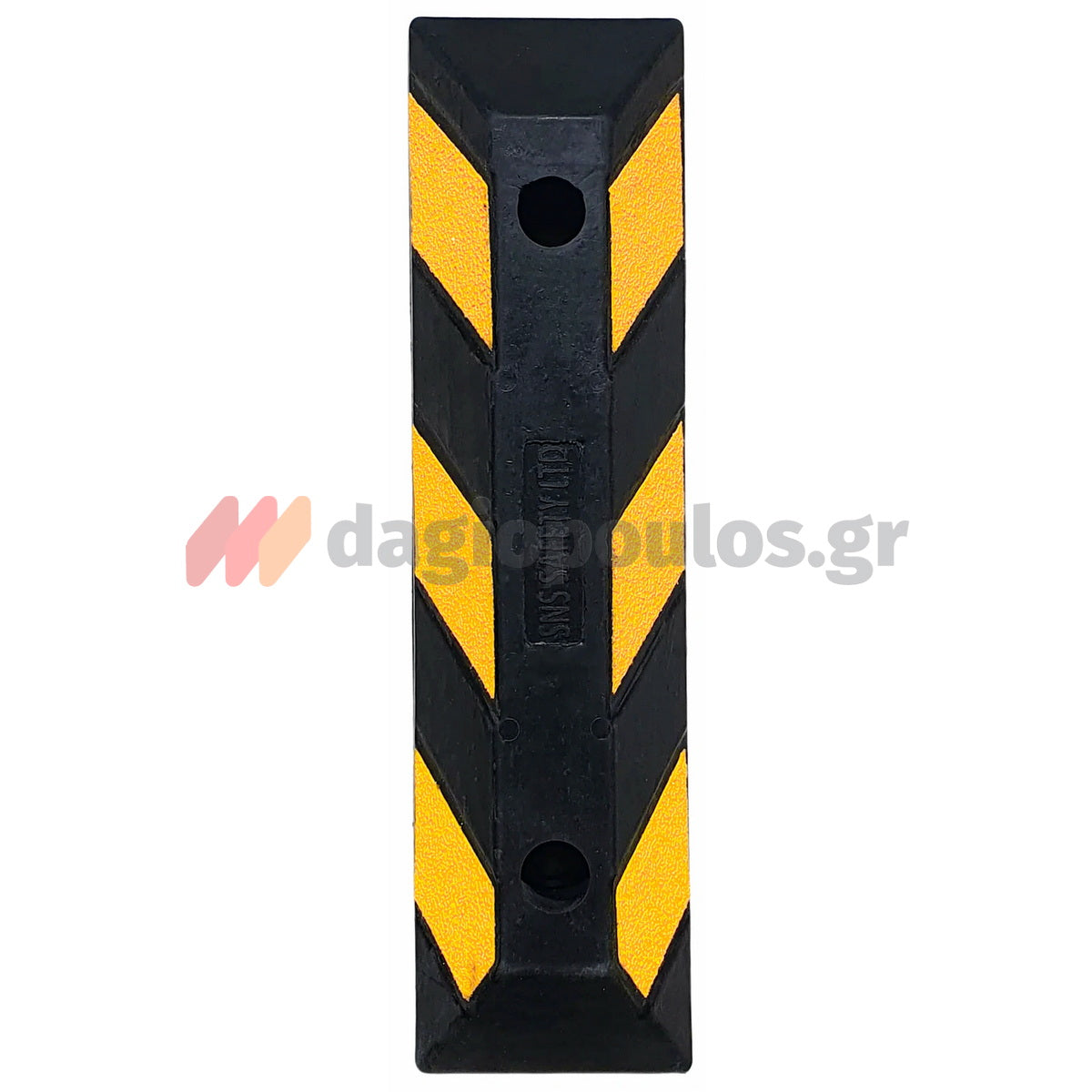 Στοπ Τροχού Μονό Ενισχυμένο Μασίφ Με Αντανακλαστικό 550mm x 150mm x 100mm
