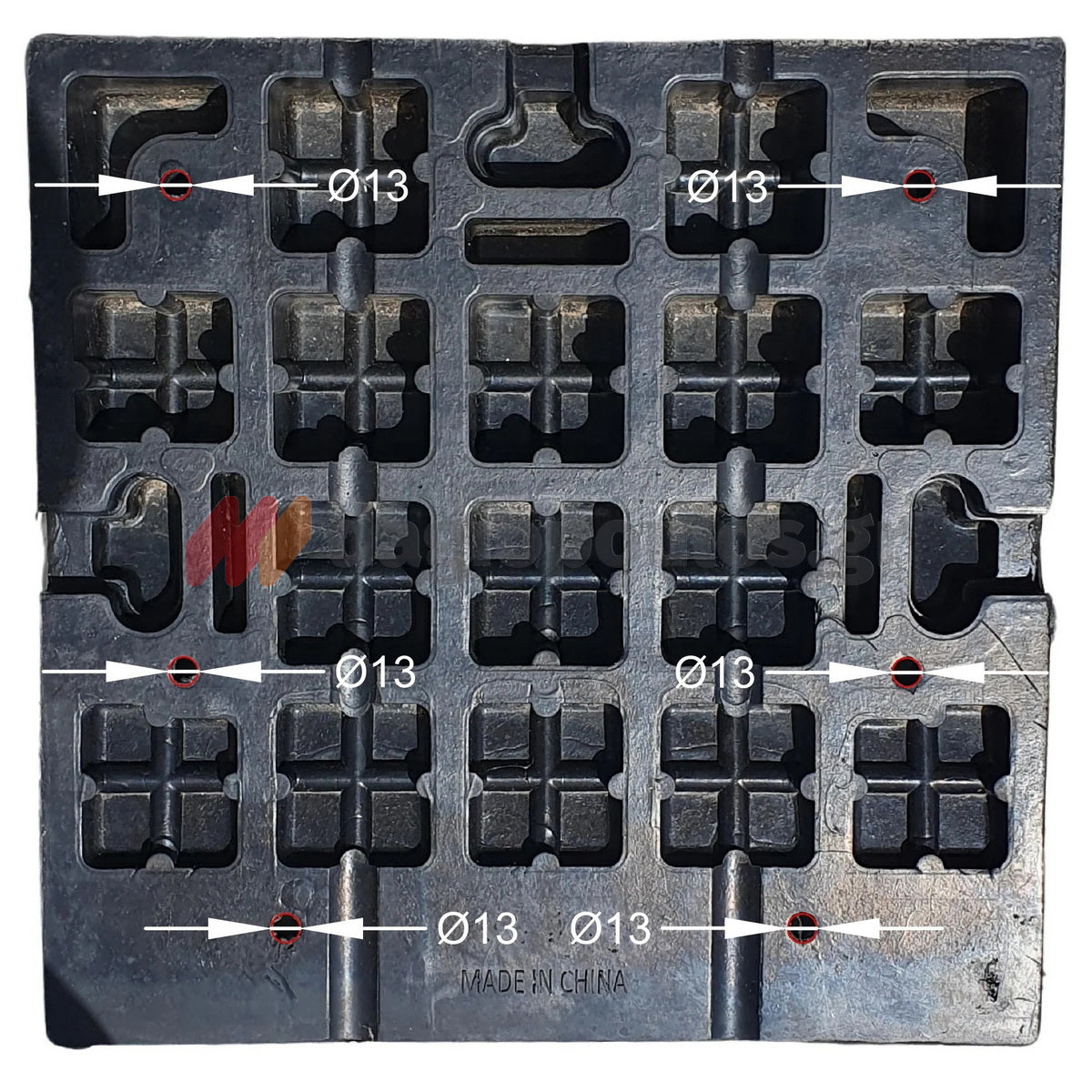 Ράμπα Πεζοδρομίου Μεσαία 50cm x 50cm x 7cm