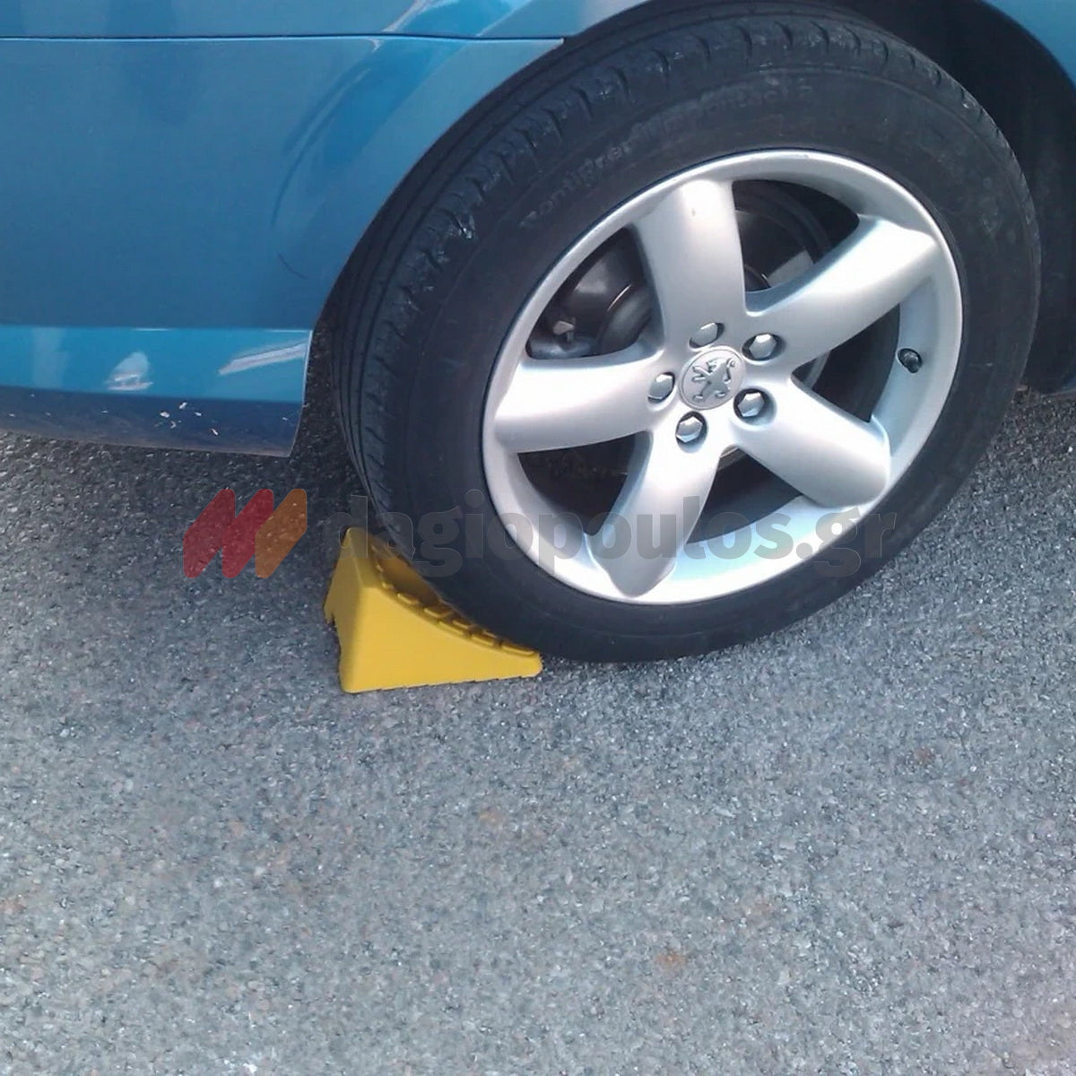 Σφήνα Τροχού Ενισχυμένη Πλαστική 200mm x 140mm x 120mm