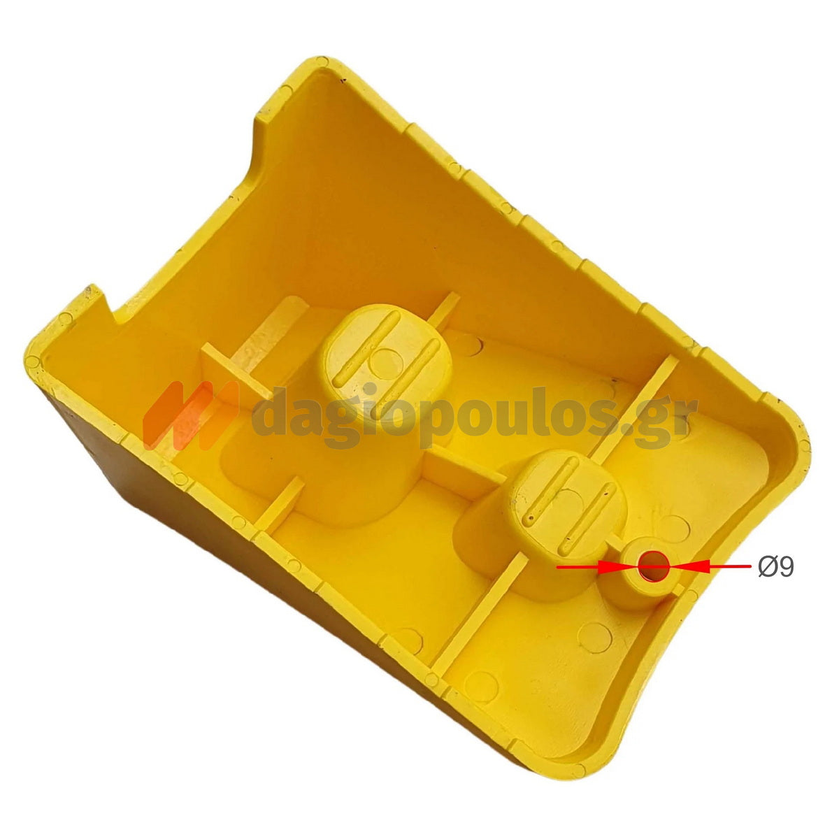 Σφήνα Τροχού Ενισχυμένη Πλαστική 200mm x 140mm x 120mm