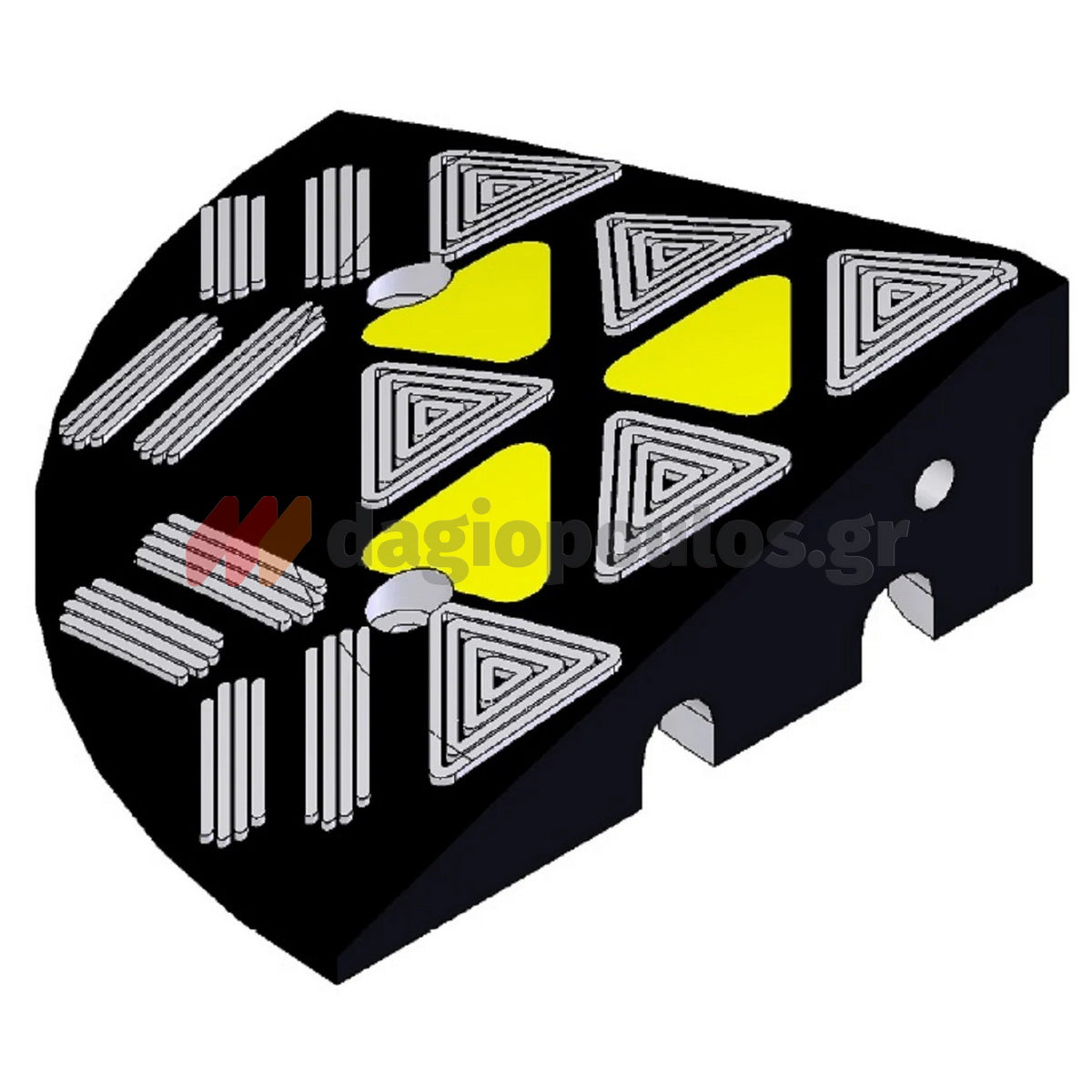 Ράμπα Πεζοδρομίου Ακραία Χρωματιστή 36cm x 36cm x 15cm