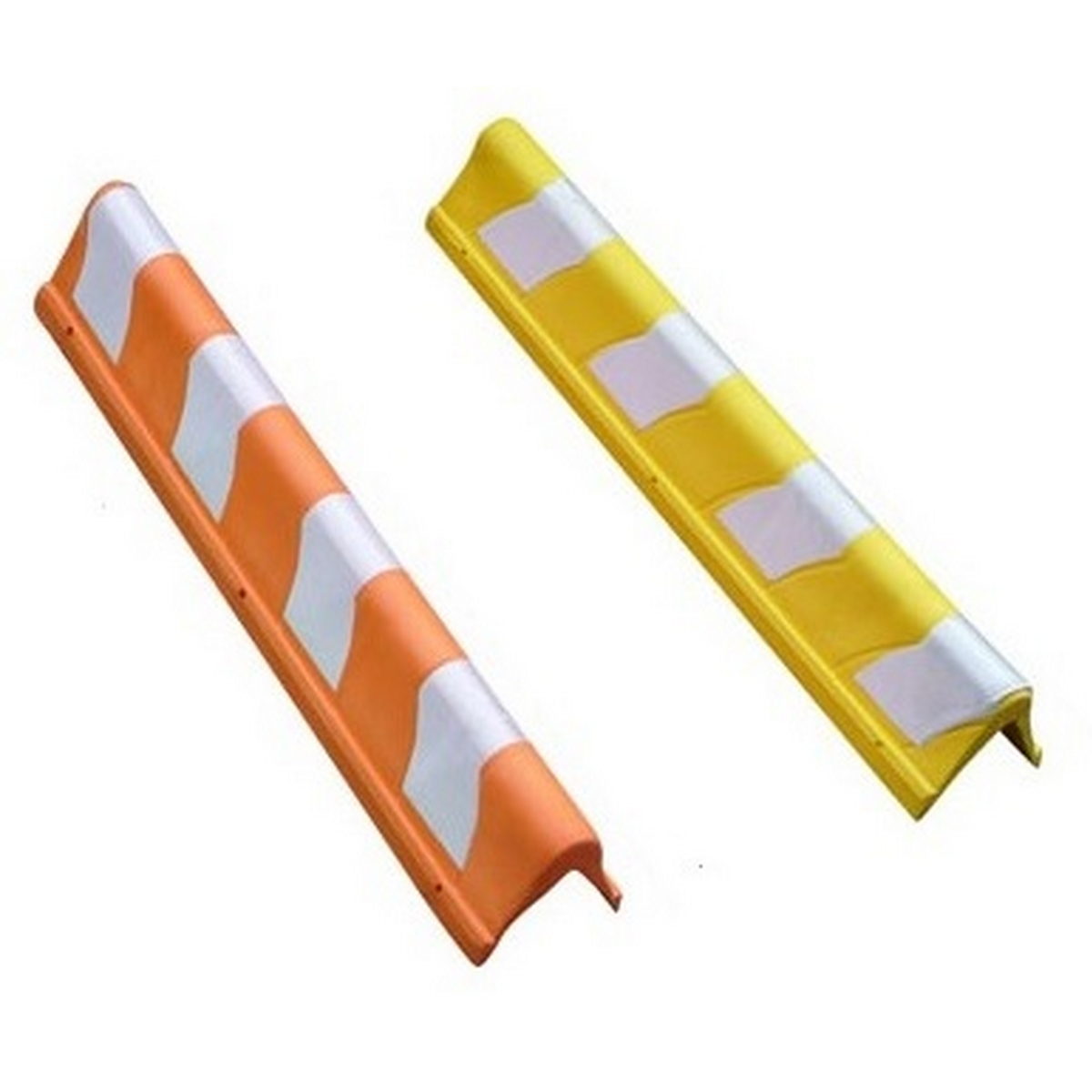 Γωνία Προστασίας Parking Από Αφρώδες EVA Στρογγυλεμένη 800mm x 100mm x 10mm ΚΙΤΡΙΝΗ/ΛΕΥΚΗ