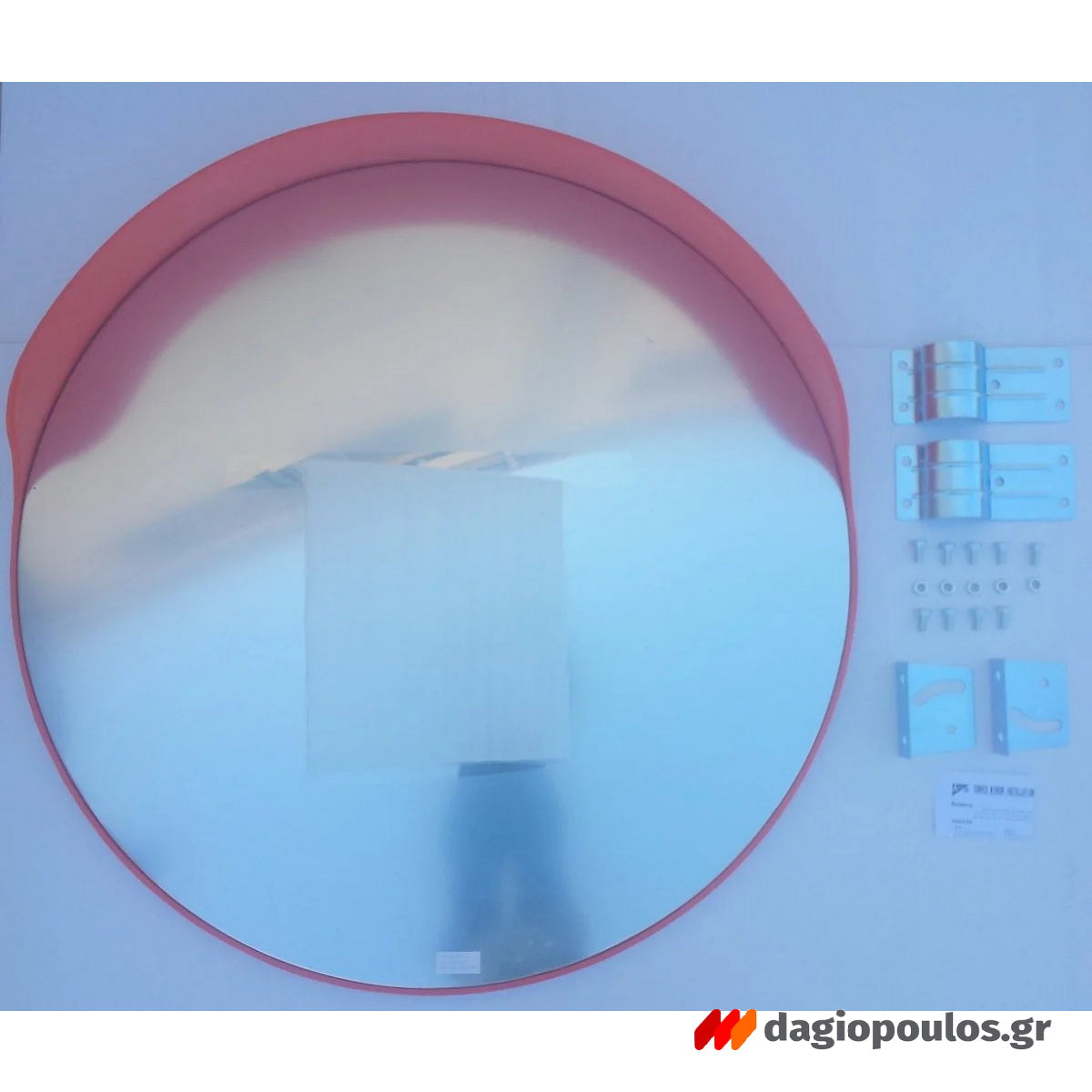 Καθρέφτης Ασφαλείας Απλός Με Γείσο Φ 100cm