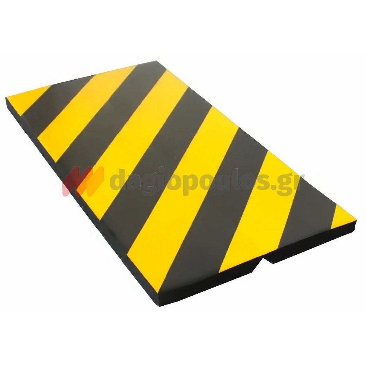 Αυτοκόλλητο Αφρώδες Προστατευτικό Γωνιών Πρόσκρουσης Τοίχου 440mm x 250mm x 20mm ΜΑΥΡΟ/ΚΙΤΡΙΝΟ