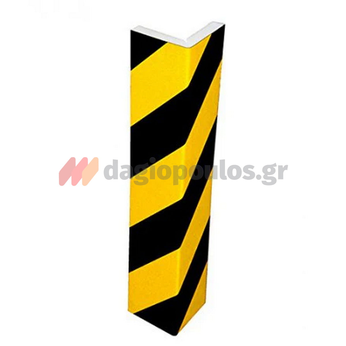 Αυτοκόλλητο Αφρώδες Προστατευτικό Γωνιών Πρόσκρουσης Τοίχου 440mm x 250mm x 20mm ΜΑΥΡΟ/ΚΙΤΡΙΝΟ