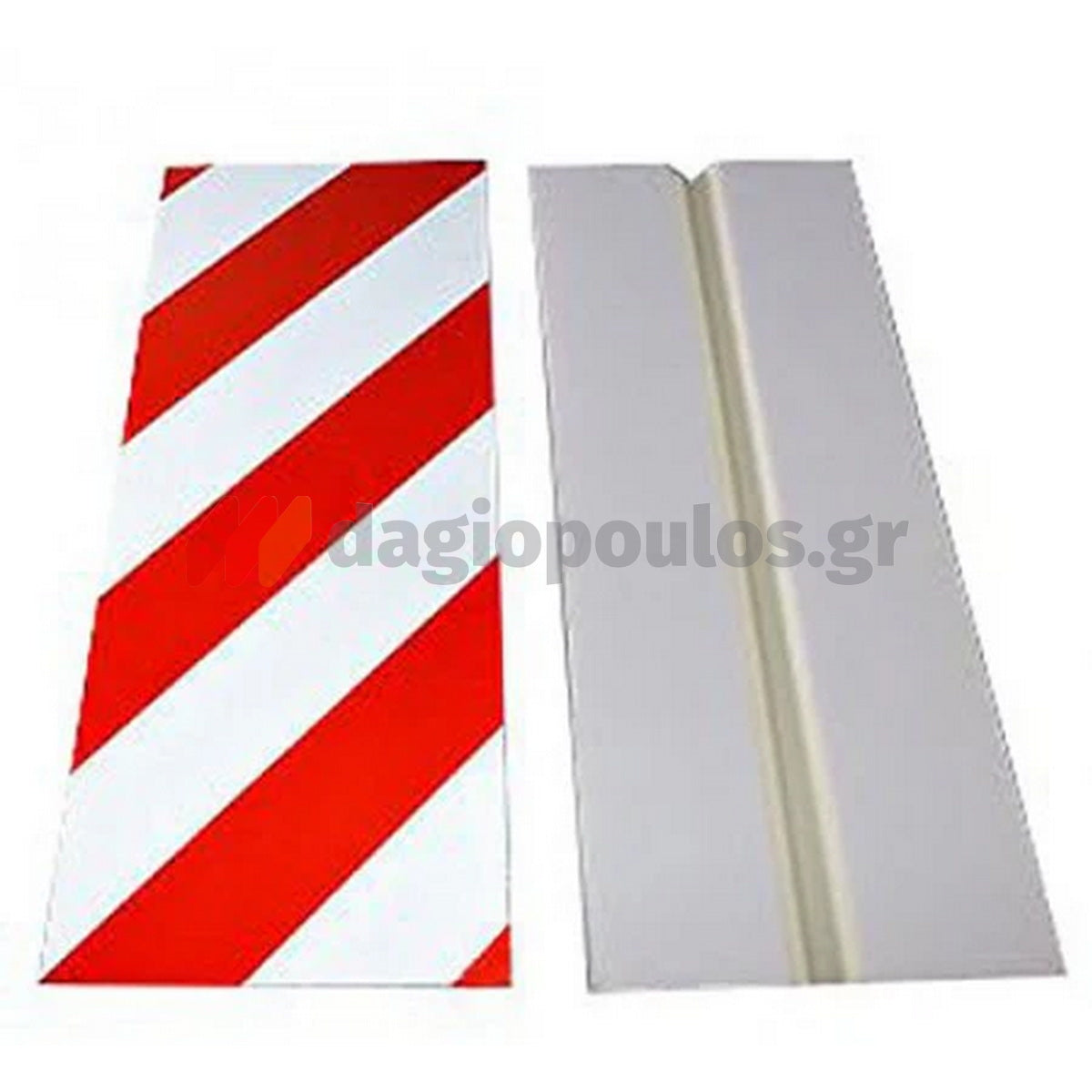 Αυτοκόλλητο Αφρώδες Προστατευτικό Γωνιών Πρόσκρουσης Τοίχου 440mm x 250mm x 20mm ΚΟΚΚΙΝΟ/ΛΕΥΚΟ
