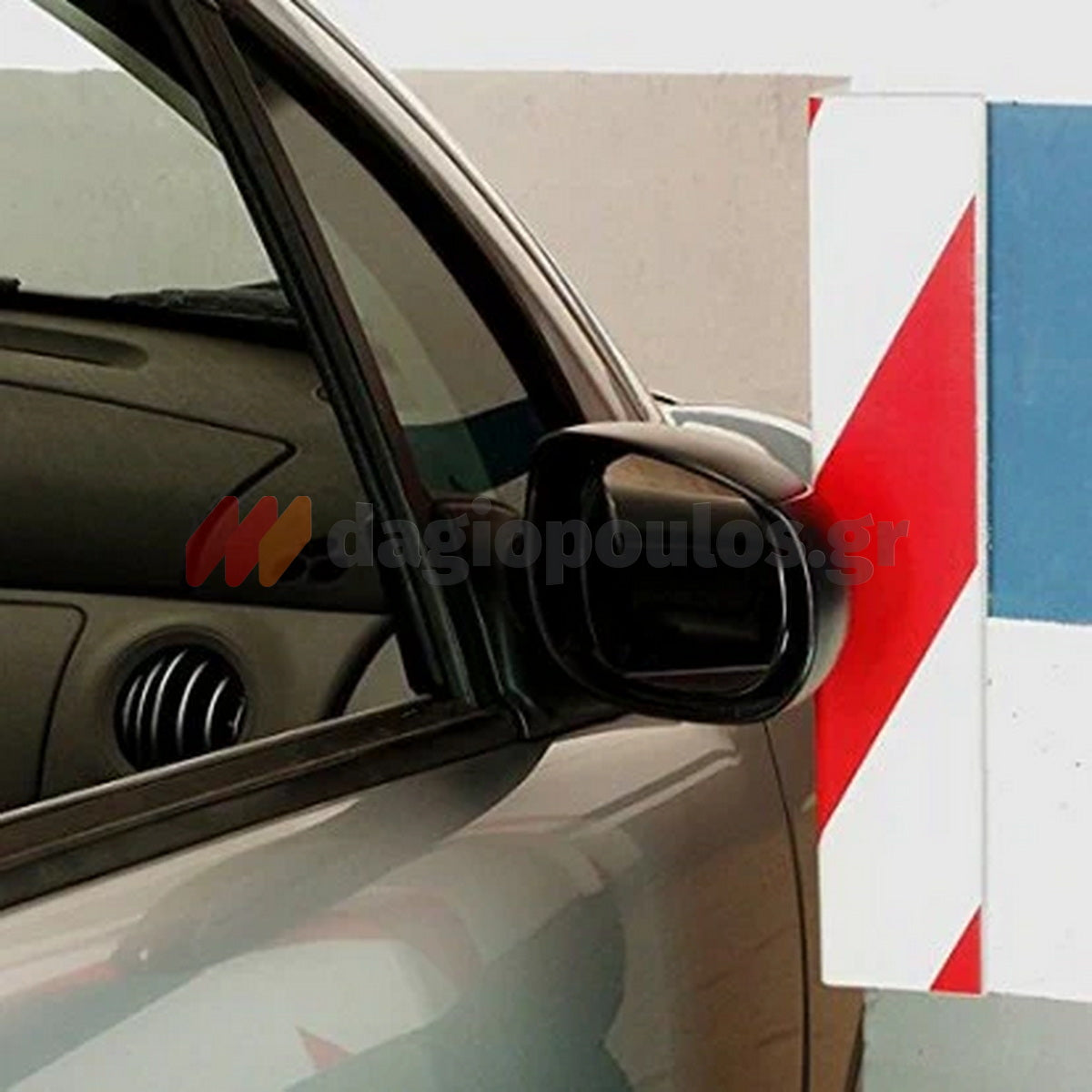 Αυτοκόλλητο Αφρώδες Προστατευτικό Γωνιών Πρόσκρουσης Τοίχου 440mm x 250mm x 20mm ΚΟΚΚΙΝΟ/ΛΕΥΚΟ