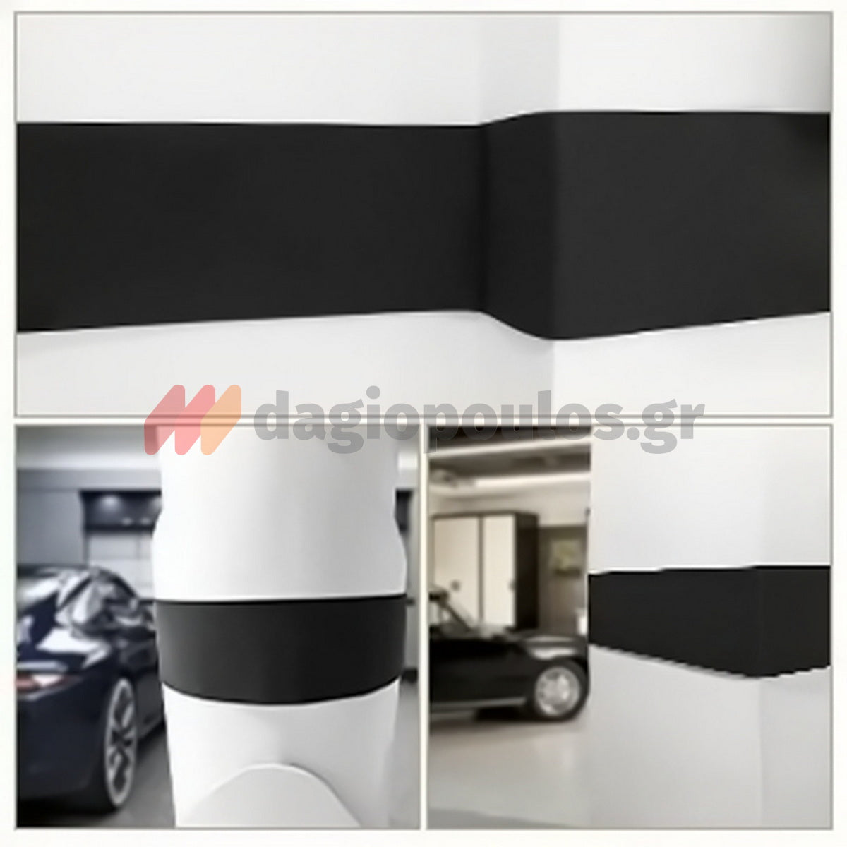 Αυτοκόλλητο Αφρώδες Προστατευτικό 2000mm x 200mm x 5mm ΜΑΥΡΟ