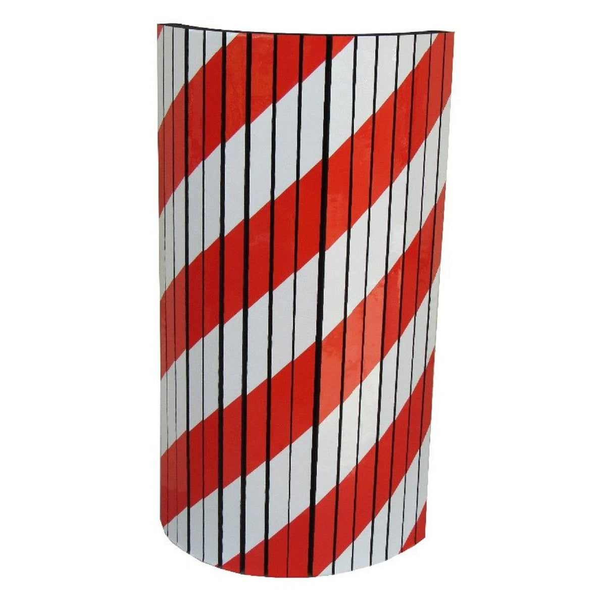 Αυτοκόλλητο Αφρώδες Προστατευτικό Για Κολώνες & Κυρτές Επιφάνειες & Πρόσκρουσης Τοίχου 440mm x 250mm x 20mm ΚΟΚΚΙΝΟ/ΛΕΥΚΟ