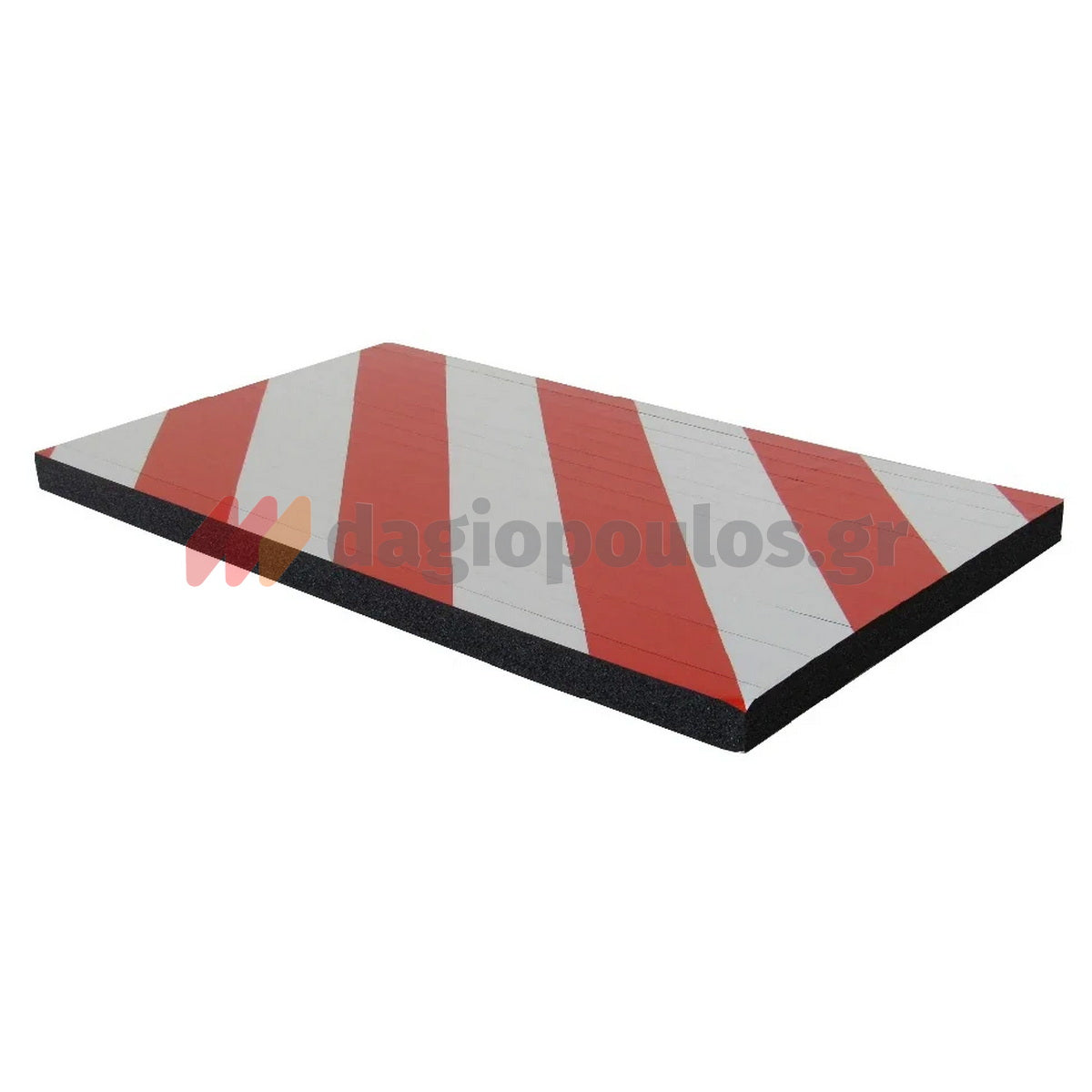 Αυτοκόλλητο Αφρώδες Προστατευτικό Για Κολώνες & Κυρτές Επιφάνειες & Πρόσκρουσης Τοίχου 440mm x 250mm x 20mm ΚΟΚΚΙΝΟ/ΛΕΥΚΟ