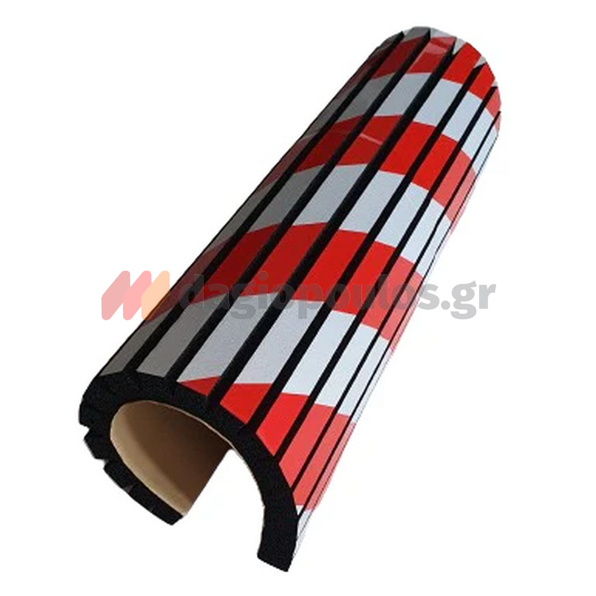 Αυτοκόλλητο Αφρώδες Προστατευτικό Για Κολώνες & Κυρτές Επιφάνειες & Πρόσκρουσης Τοίχου 440mm x 250mm x 20mm ΚΟΚΚΙΝΟ/ΛΕΥΚΟ