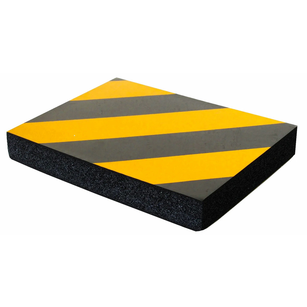 Αυτοκόλλητο Αφρώδες Προστατευτικό Πρόσκρουσης Τοίχου 240mm x 180mm x 40mm ΚΙΤΡΙΝΟ/ΜΑΥΡΟ