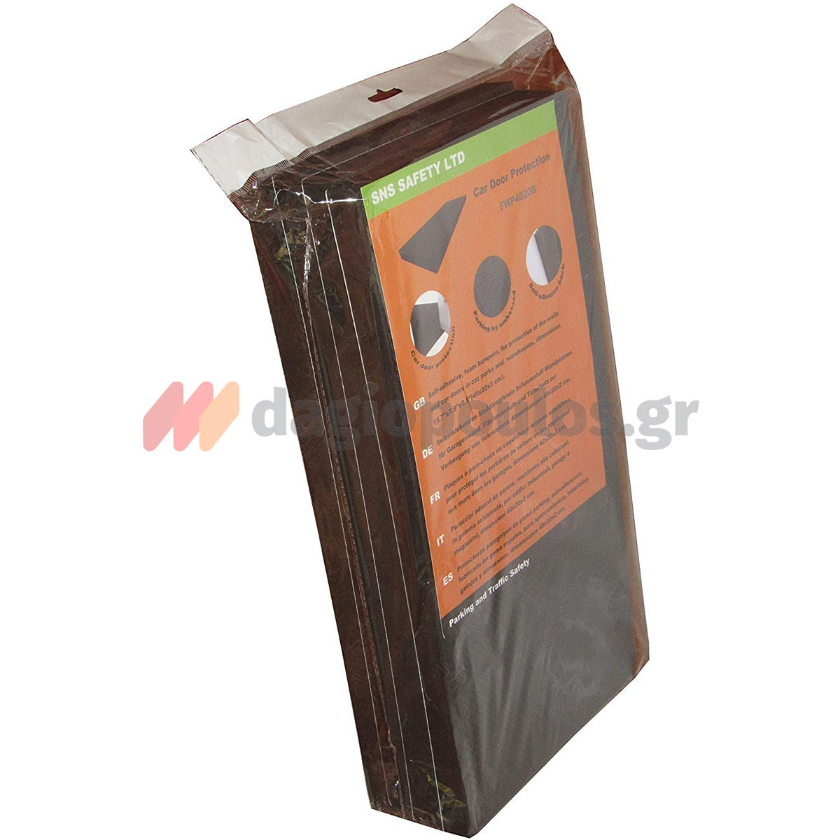 Αυτοκόλλητο Αφρώδες Προστατευτικό 400mm x 200mm x 20mm ΜΑΥΡΟ