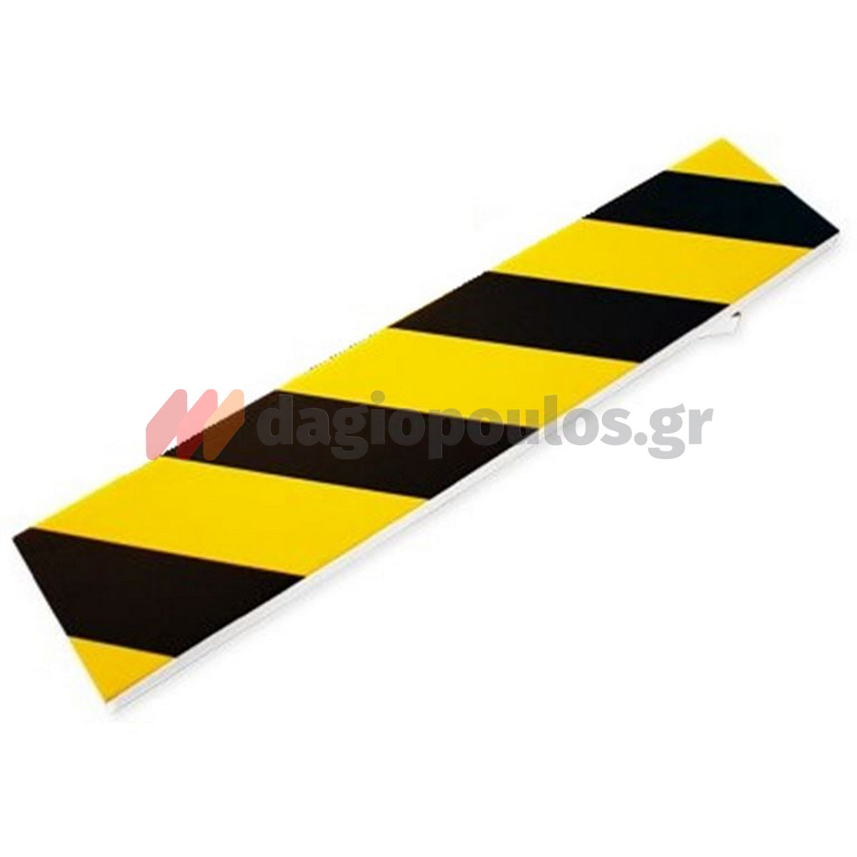 Αυτοκόλλητο Αφρώδες Προστατευτικό Πρόσκρουσης Τοίχου 440mm x 100mm x 15mm ΜΑΥΡΟ/ΚΙΤΡΙΝΟ