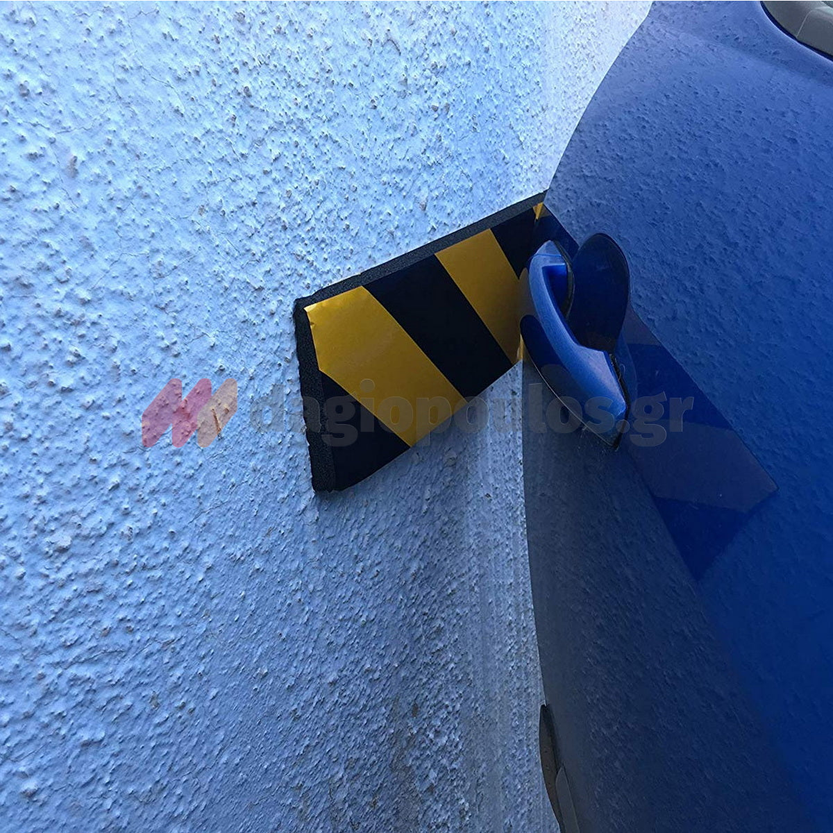 Αυτοκόλλητο Αφρώδες Προστατευτικό Πρόσκρουσης Τοίχου 440mm x 100mm x 15mm ΜΑΥΡΟ/ΚΙΤΡΙΝΟ