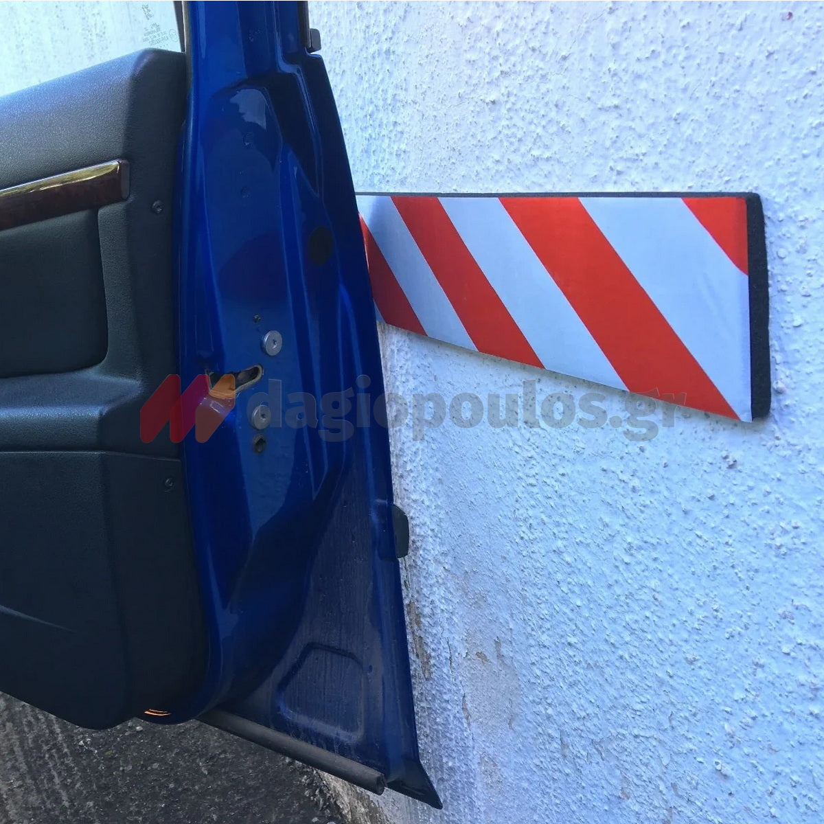 Αυτοκόλλητο Αφρώδες Προστατευτικό Πρόσκρουσης Τοίχου 440mm x 100mm x 15mm ΚΟΚΚΙΝΟ/ΛΕΥΚΟ