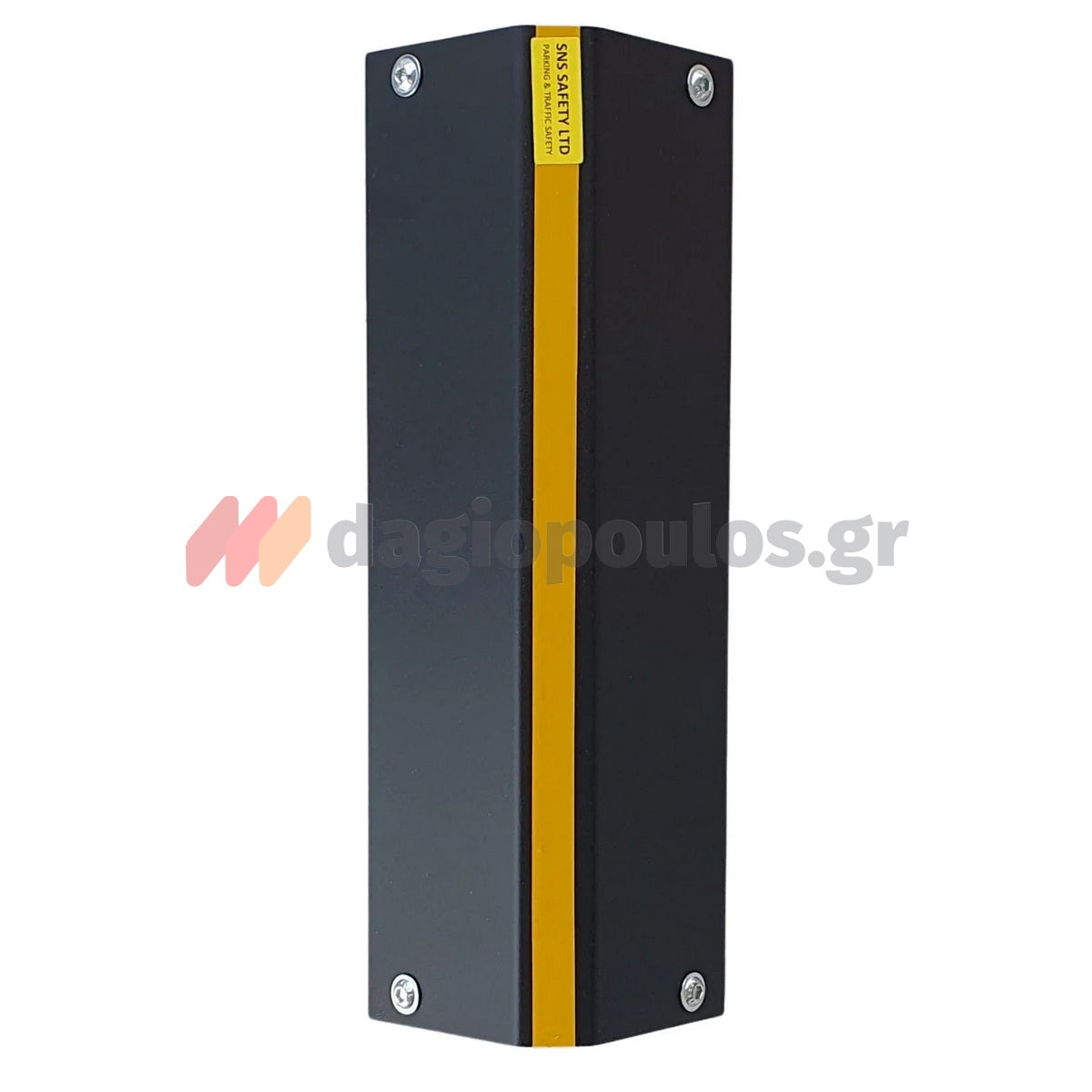 Στοπ Τροχού Μονό Μεταλλικό Βαρέως Τύπου 420mm x 160mm x 80mm