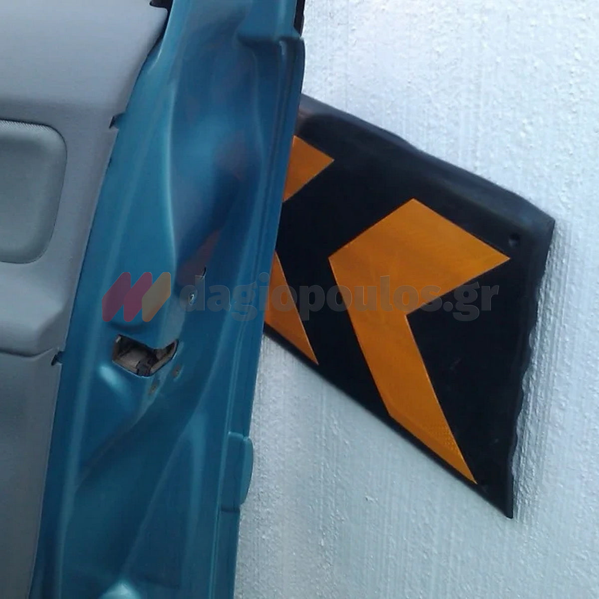 Λάστιχο Προστασίας Επιτοίχιο 800mm x 220mm x 10mm ΚΙΤΡΙΝΟ/ΜΑΥΡΟ