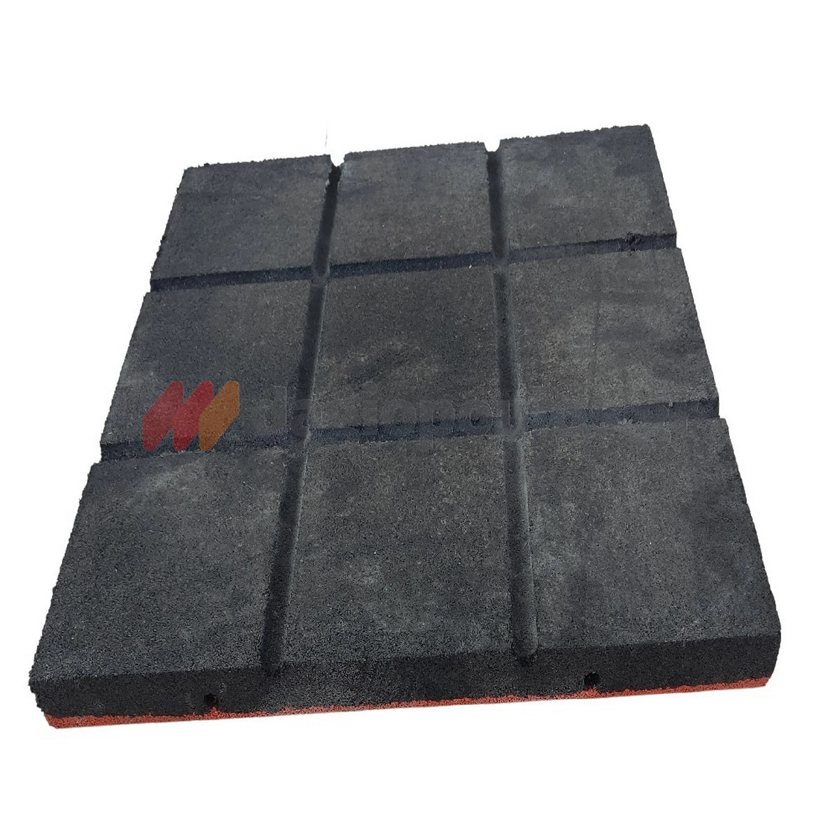 Ελαστικό Πλακάκι 50cm x 50cm x 4cm Πράσινο