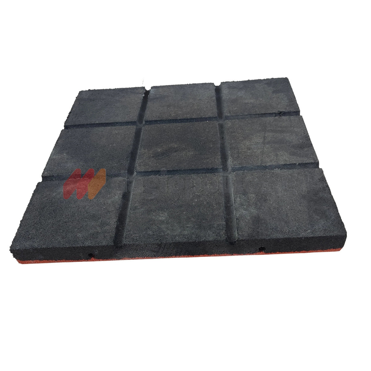 Ελαστικό Πλακάκι 50cm x 50cm x 4cm Κεραμιδί