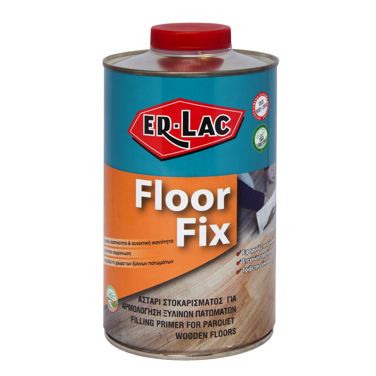 Erlac Floor Fix Γαλάκτωμα Στοκαρίσματος Πατωμάτων Ξύλου
