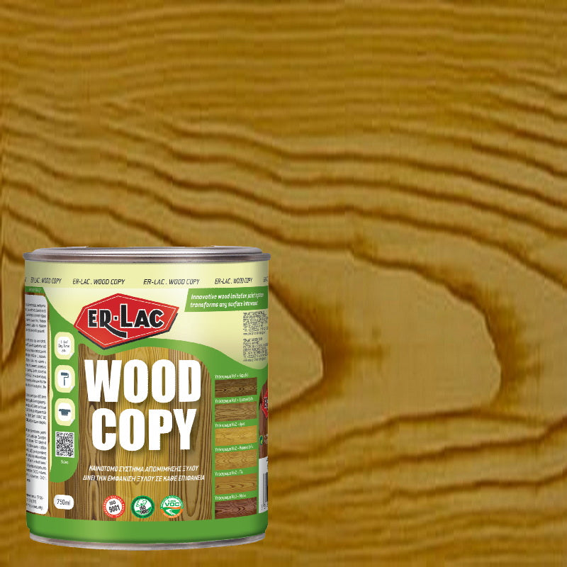 Erlac Wood Copy Τελικό Χρώμα Για Απομίμηση Ξύλου ΤΗΚ 750 ml