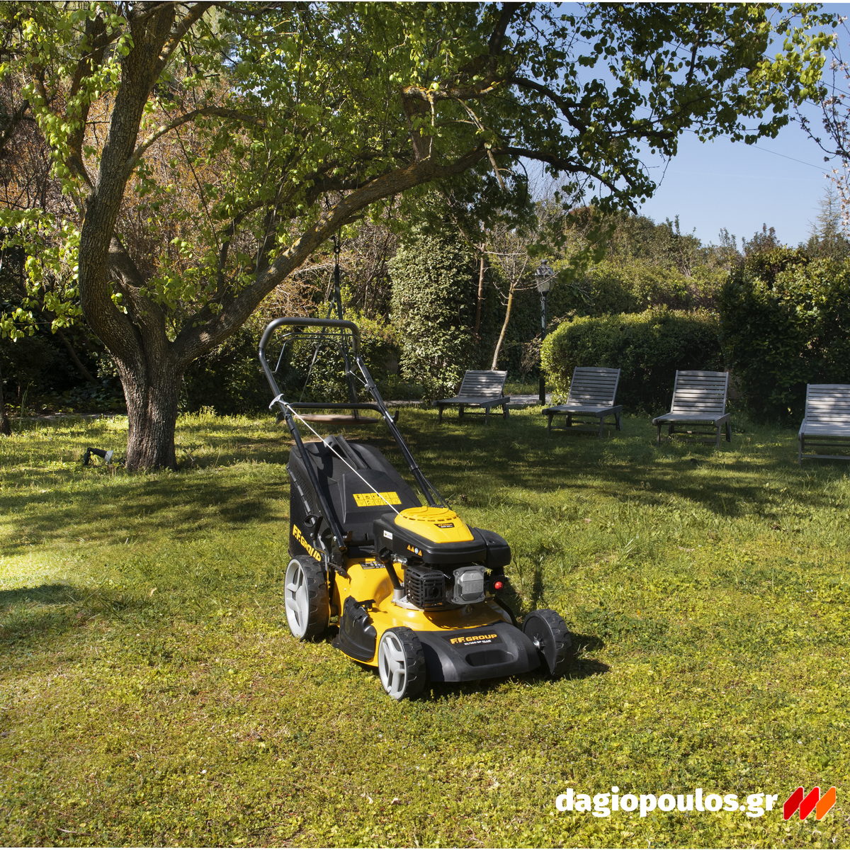 FFG GLM 51/160 SP PLUS 45698 Χλοοκοπτική Μηχανή Γκαζόν Βενζίνης 160cc ΑΥΤΟΠΡΟΩΘΟΥΜΕΝΗ