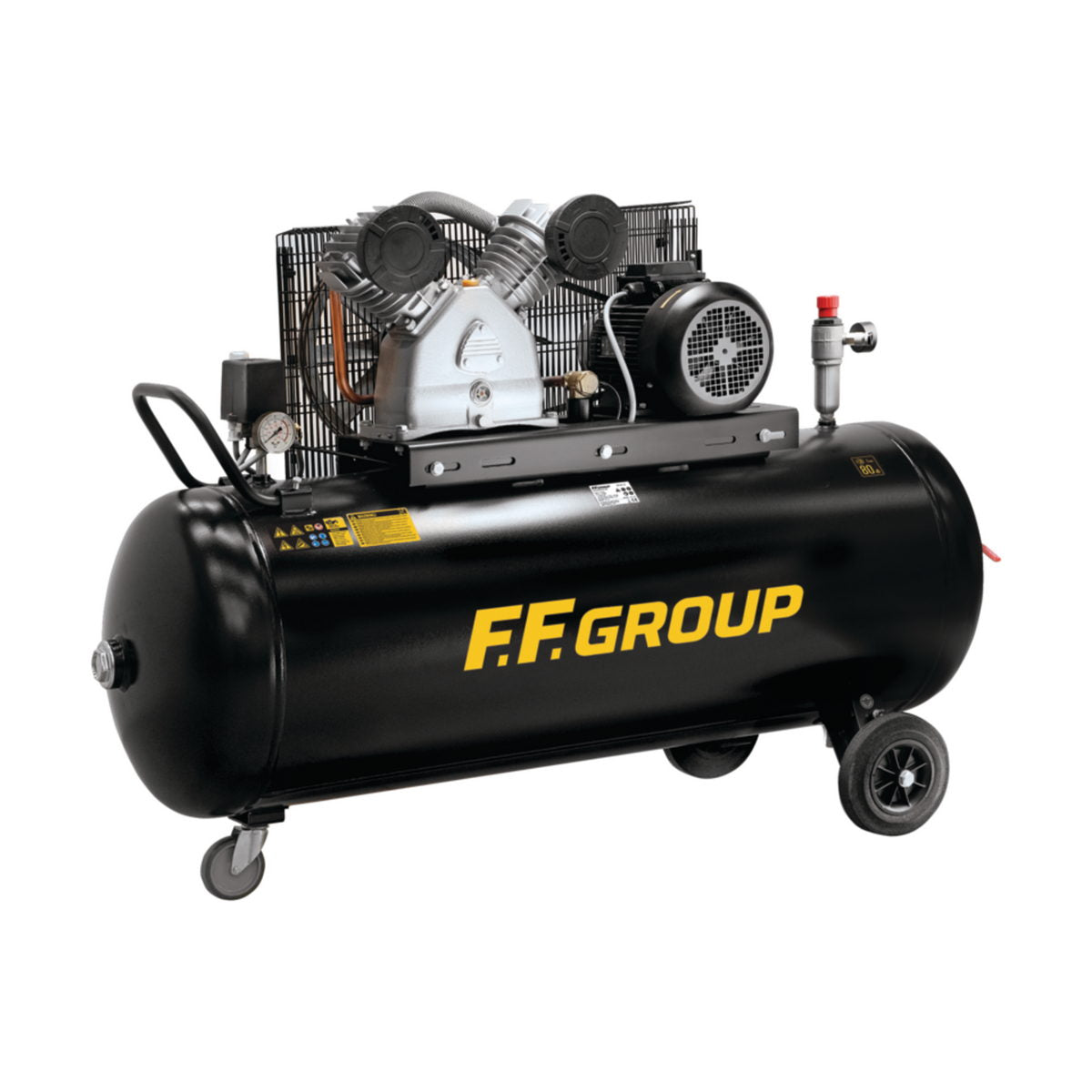 FF Group AC-B 250/5TC HD 10761 Αεροσυμπιεστής Κομπρεσέρ Αέρος Με Ιμάντα 400V 5.5Hp 250Ltr