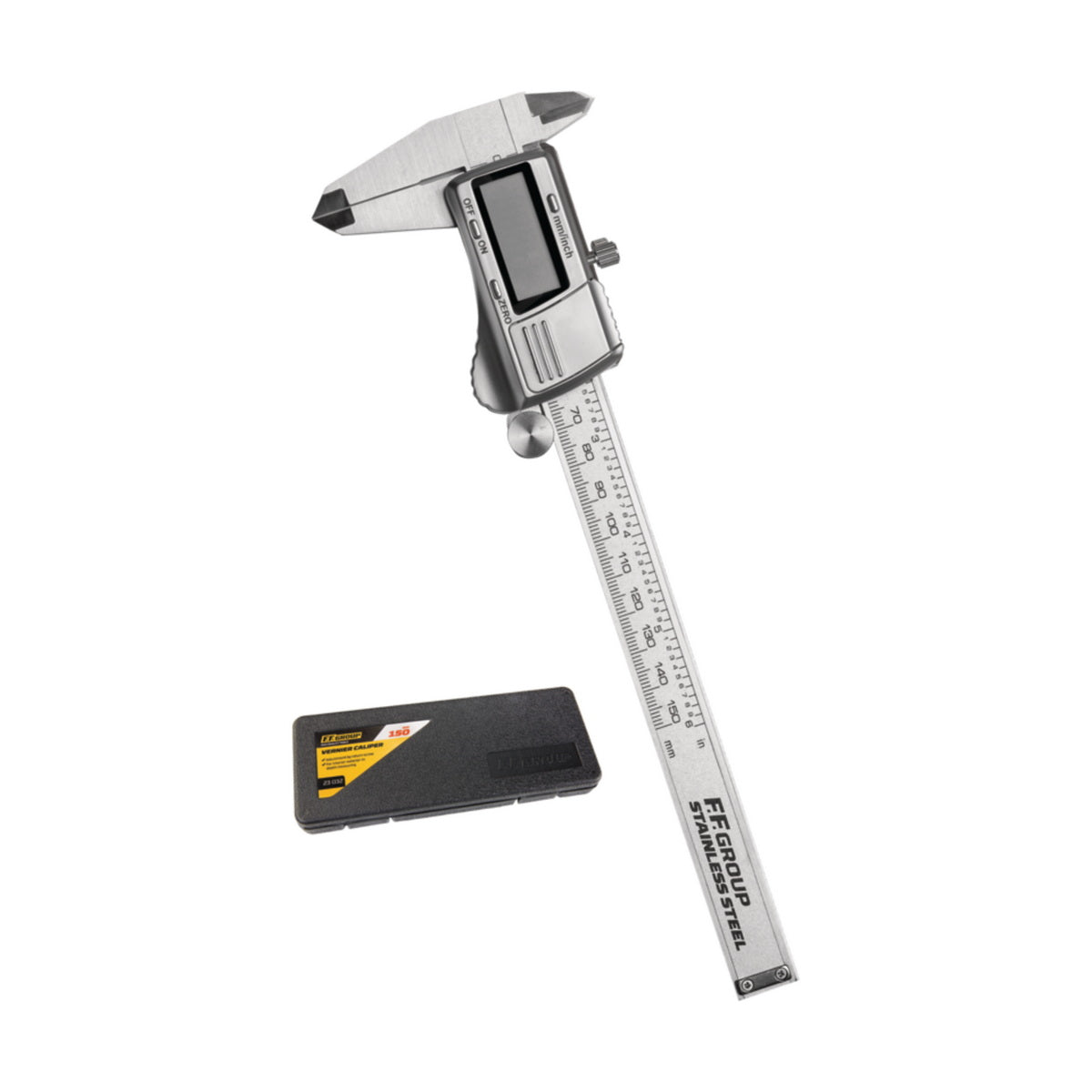 FF Group 23031 Παχύμετρο Ψηφιακό Επαγγελματικό Σε plastic Θήκη