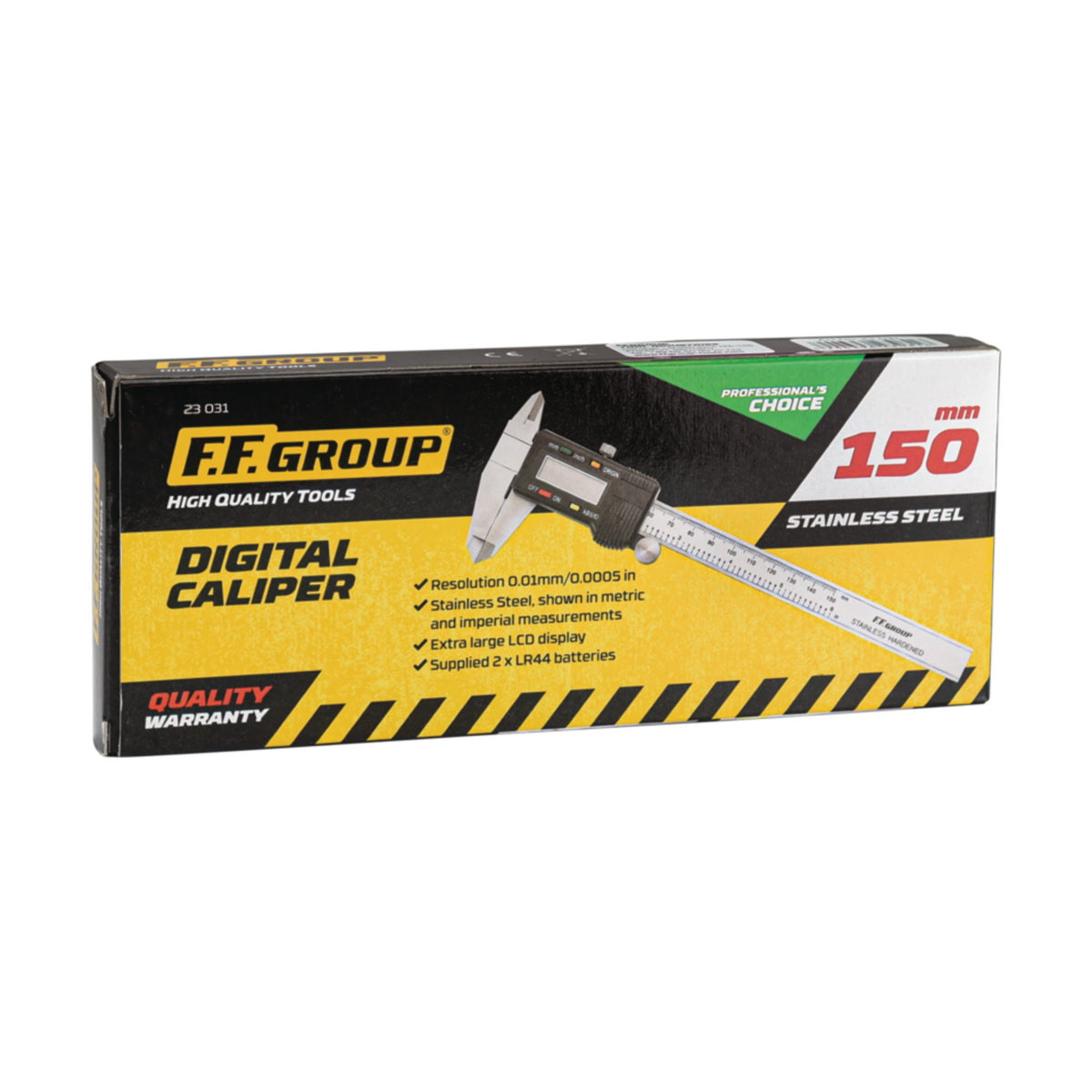 FF Group 23031 Παχύμετρο Ψηφιακό Επαγγελματικό Σε plastic Θήκη