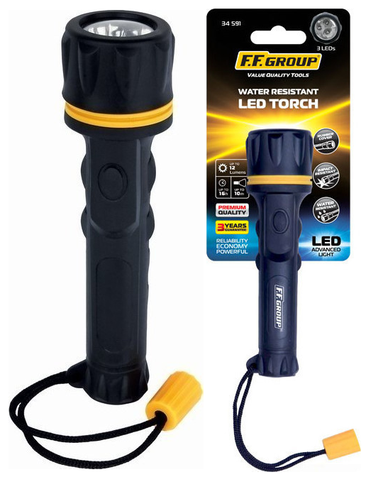 FF Group 34591 Φακός Χειρός 12 Lumens